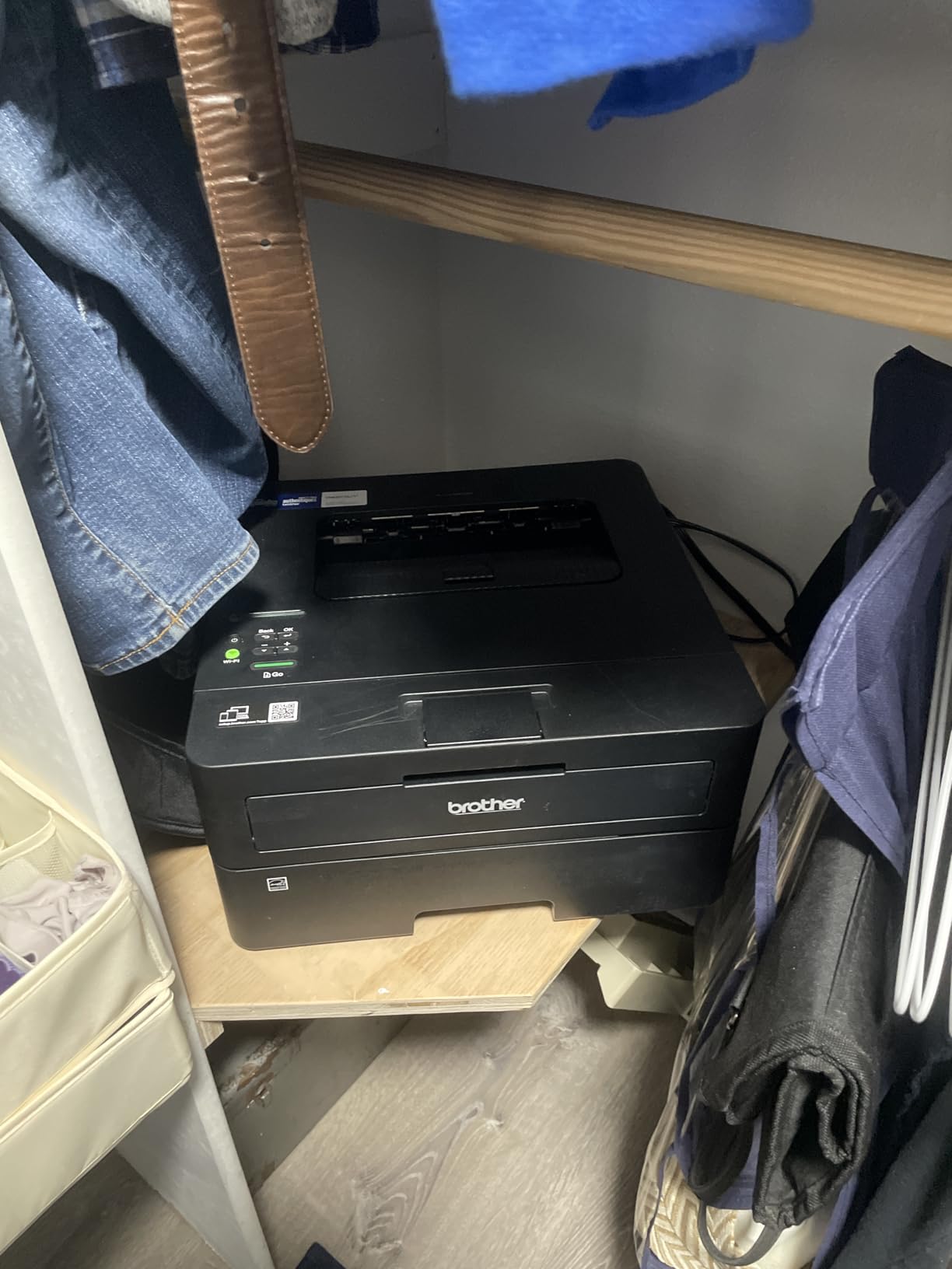 Brother HL-L2460DW Wireless Compact Monochrome Laser Printer with Duplex, Mobile Printing, Black & White Output | Includes Refresh Subscription Trial(1), Works with Alexa customer photo 2