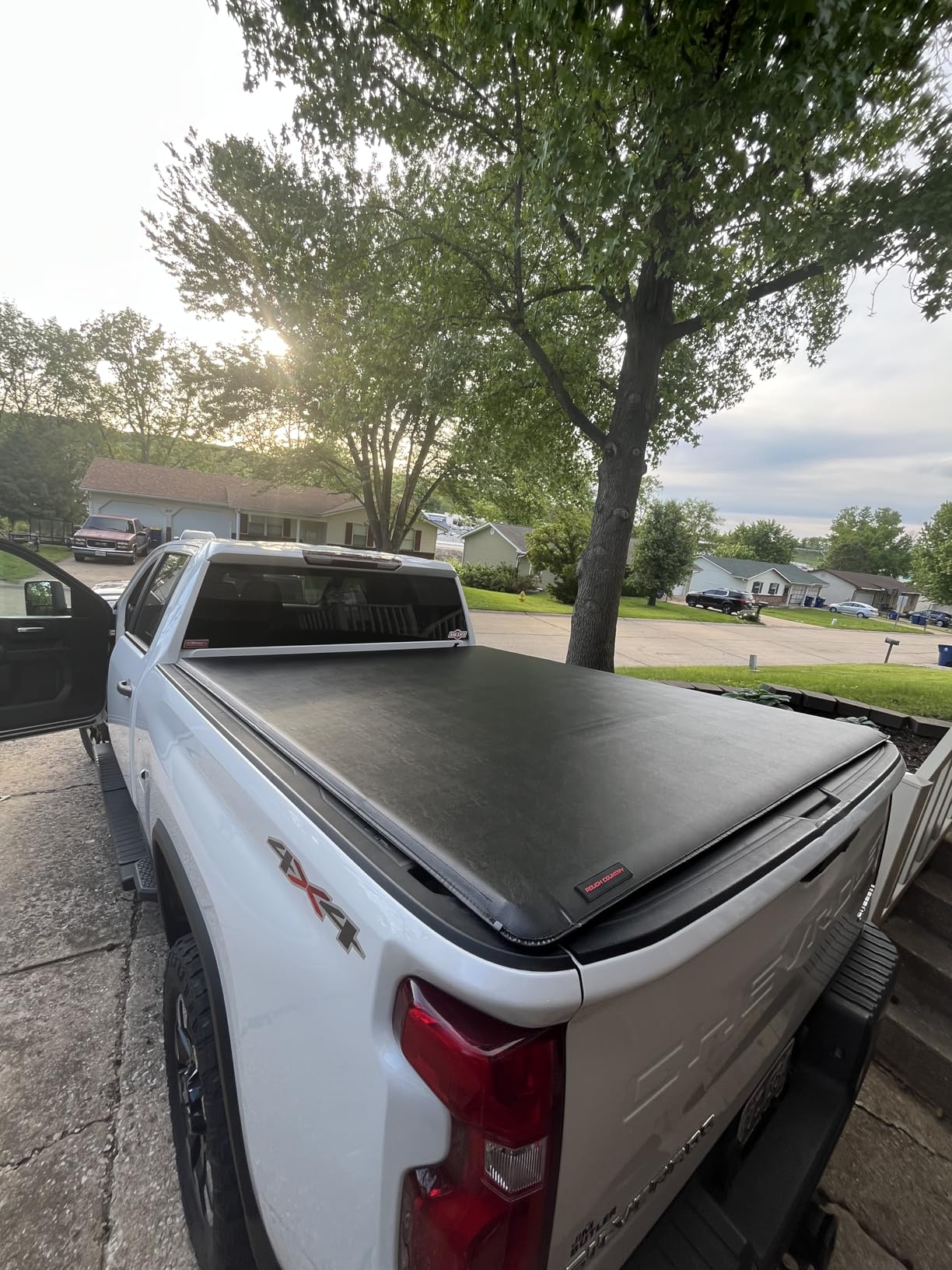 Rough Country Soft Roll Up Truck Bed Tonneau Cover for Chevy Silverado & GMC Sierra 2500HD/3500HD (2020-2026) - Fit 6'9 Bed, Weatherproof Bed Cover customer photo 1