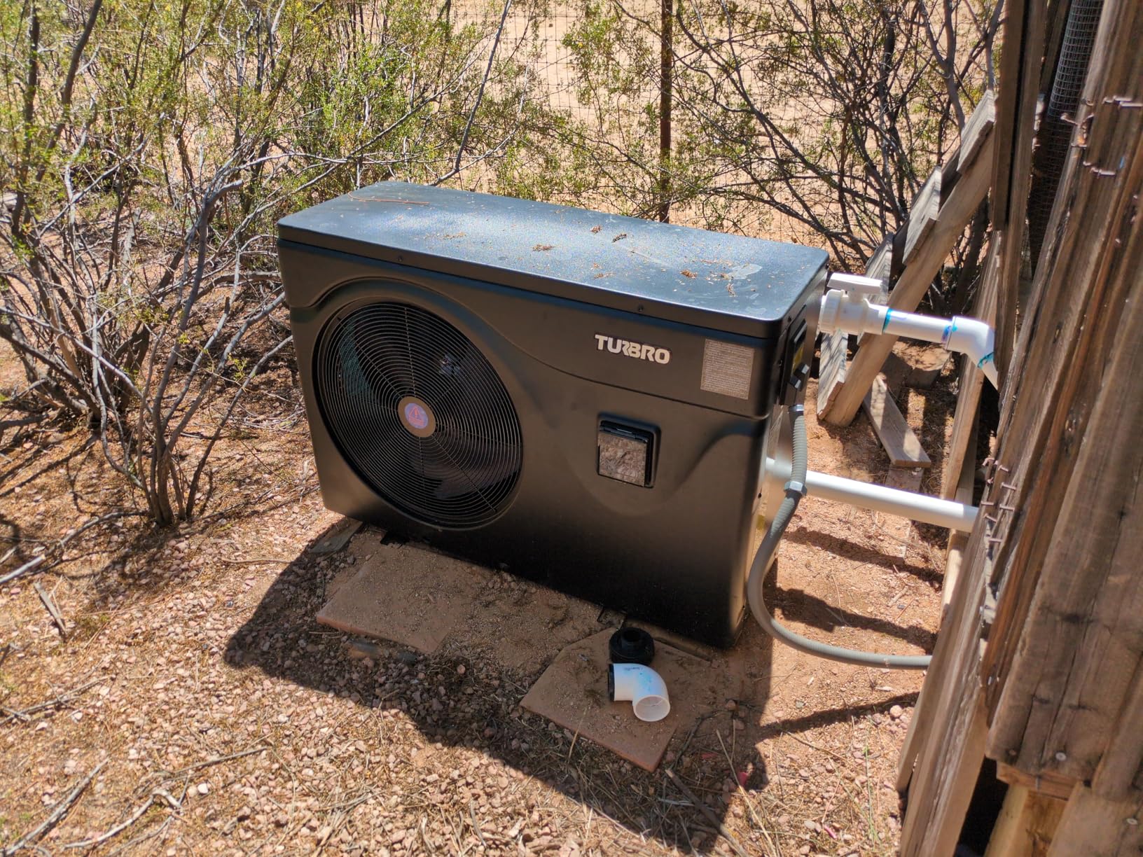TURBRO 50,000 BTU Inverter Pool Heater, Up to 15,000 Gallons, 220-240 V customer photo 1