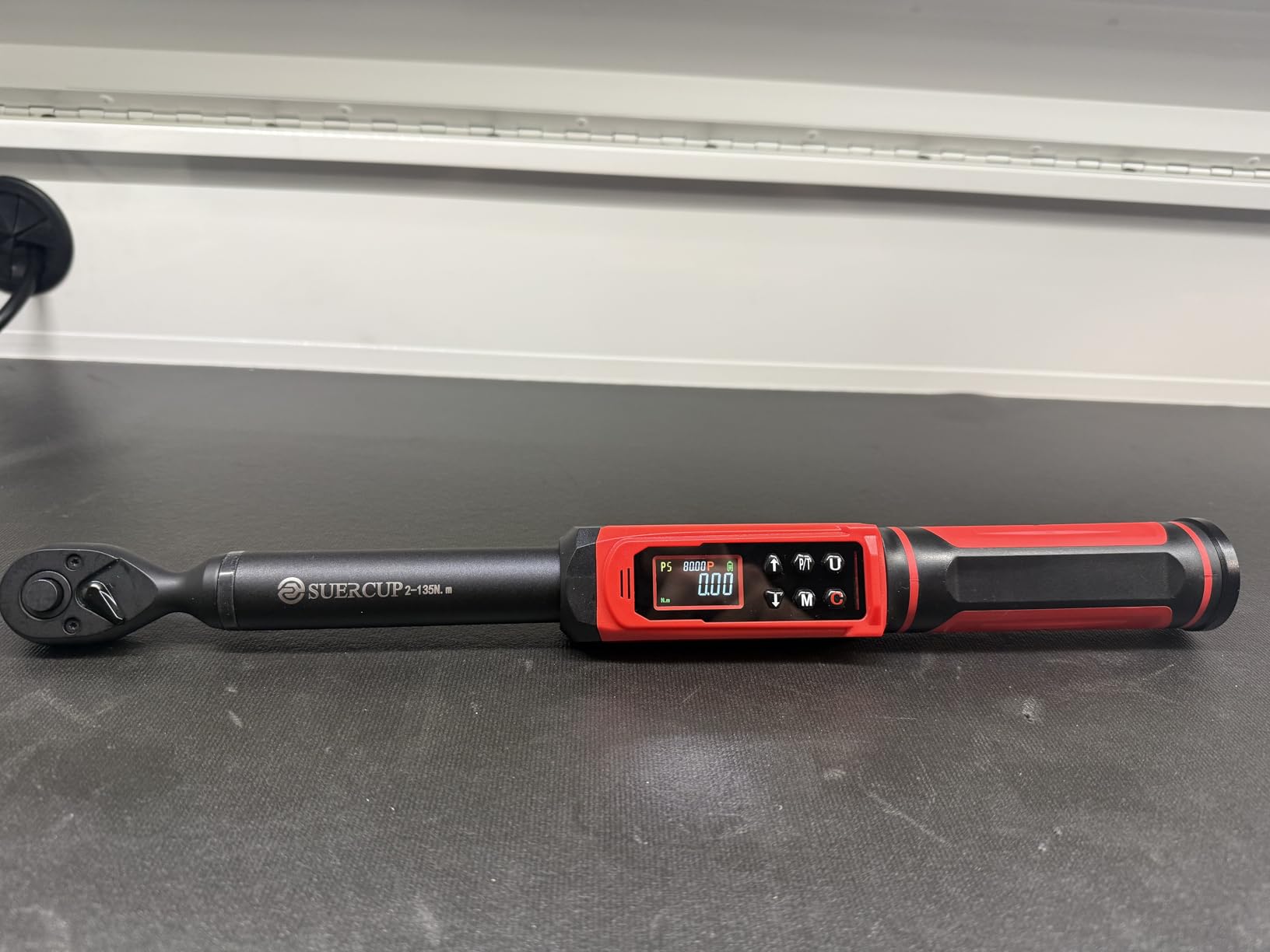 SUERCUP 1/2-inch Digital Torque Wrench(3.8-250.8Ft.Lb/5.1-340Nm) +/-1% Accuracy Digital Torque Wrench with Vibration, Buzzer,LED Notification and Five Units of Measure, for Car,Motorcycle Repair, DIY customer photo 1