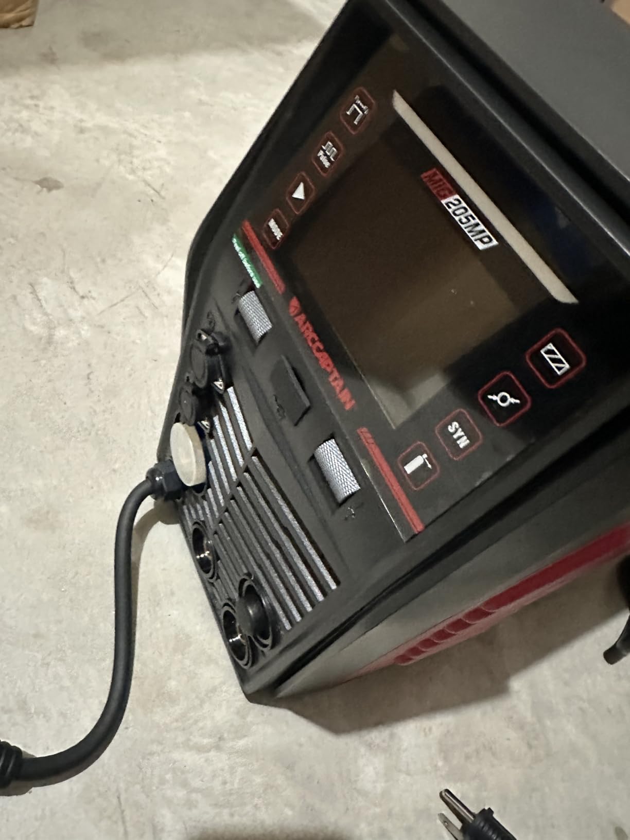 ARCCAPTAIN MIG205MP MIG Welder 9 IN 1 iControl APP Control Plasma Cutter/Pulsed MIG/Flux Core/Spool Gun/DC HF/Lift TIG/Clean/Stick Aluminum Welding Machine 120/240V Dual Voltage Multiprocess Welder customer photo 1
