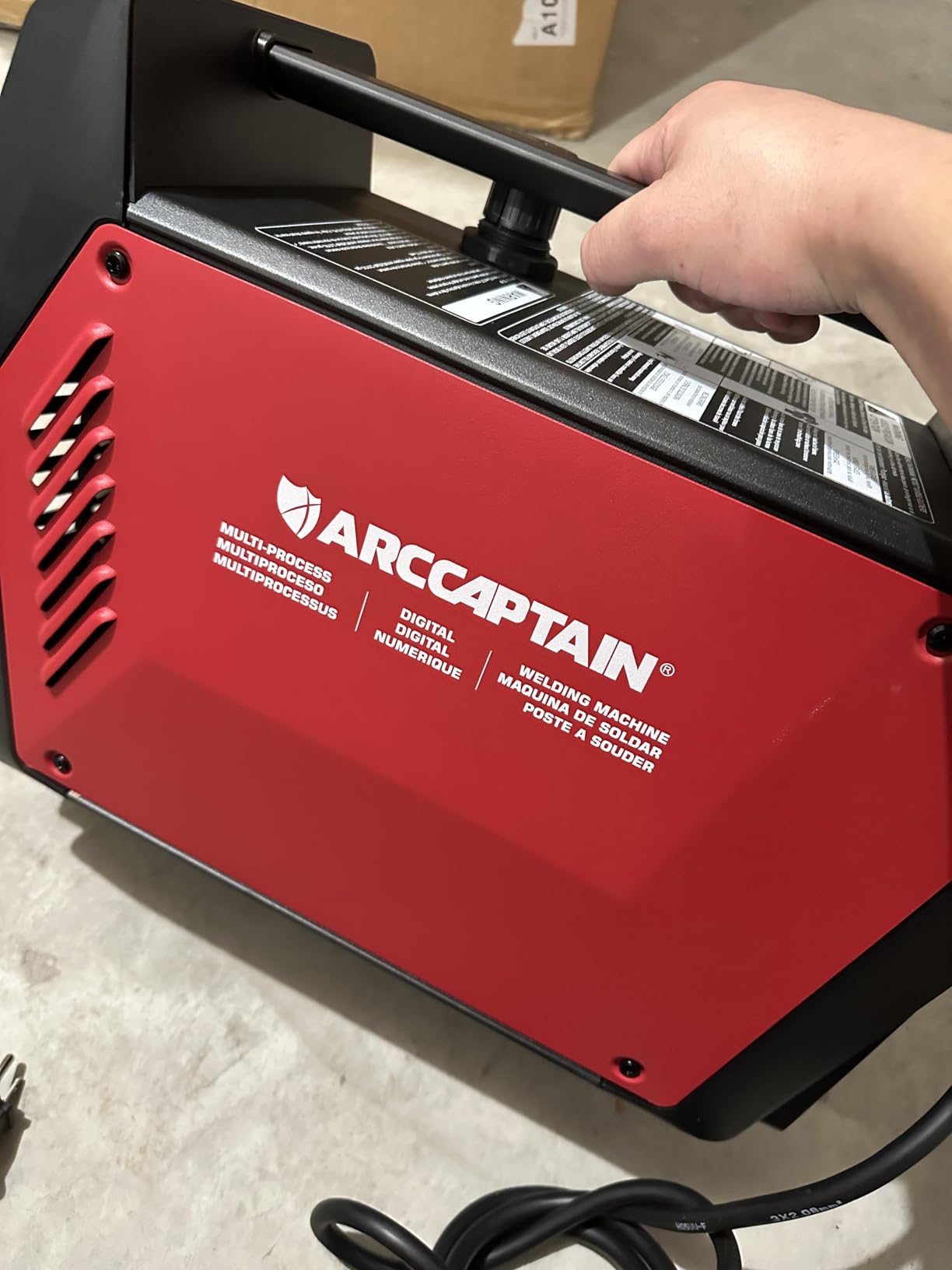 ARCCAPTAIN MIG205MP MIG Welder 9 IN 1 iControl APP Control Plasma Cutter/Pulsed MIG/Flux Core/Spool Gun/DC HF/Lift TIG/Clean/Stick Aluminum Welding Machine 120/240V Dual Voltage Multiprocess Welder customer photo 2