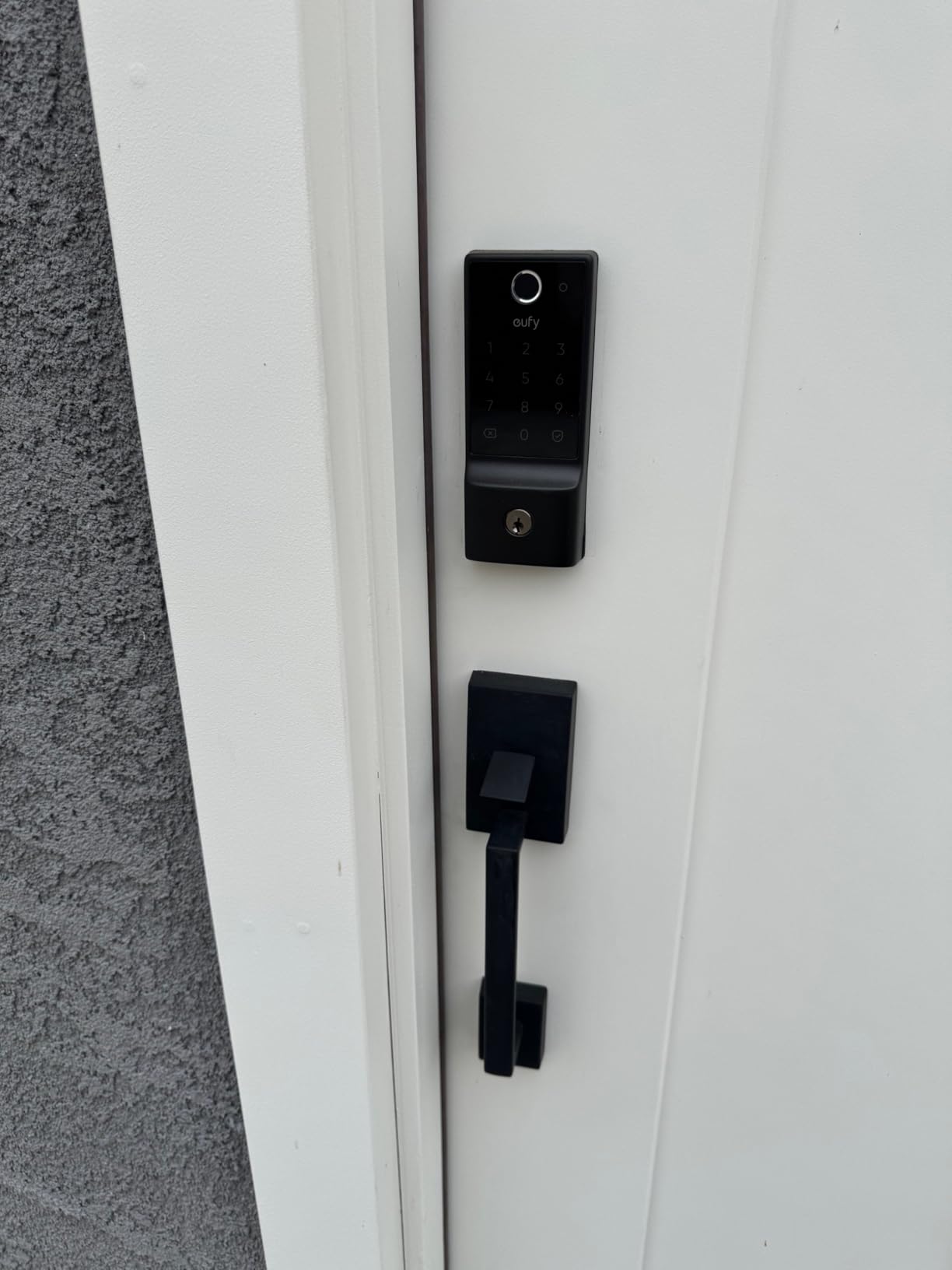eufy Security Smart Lock E31, Fingerprint Keyless Entry Door Lock for Front Door, Built-in WiFi Deadbolt, App Control, Supports Matter, Apple Home, Alexa, Google, 10000mAh Battery, Auto Lock customer photo 1