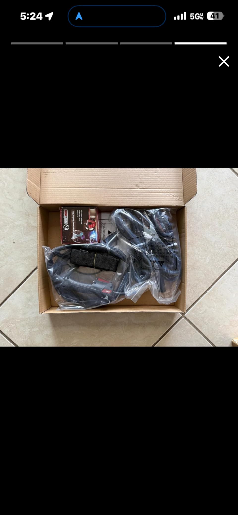 BESTMIG 135A MIG Welder - 3-in-1 Flux Core Welder, MIG/Lift TIG/Stick Welding Machine - Portable IGBT Inverter - 110V with Welder Helmet and Gloves (Red Black, MIG 135A Welder) customer photo 2