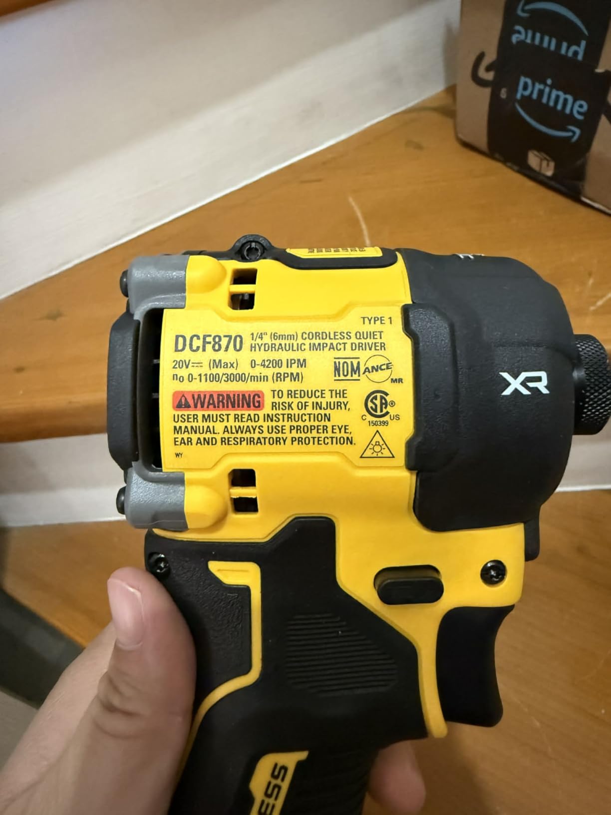 20V MAX 1/4 Inch Hydraulic Impact Driver, Quiet, Brushless Cordless XR Extreme Runtime, LED Halo Ring, Tool Only (DCF870B) customer photo 2