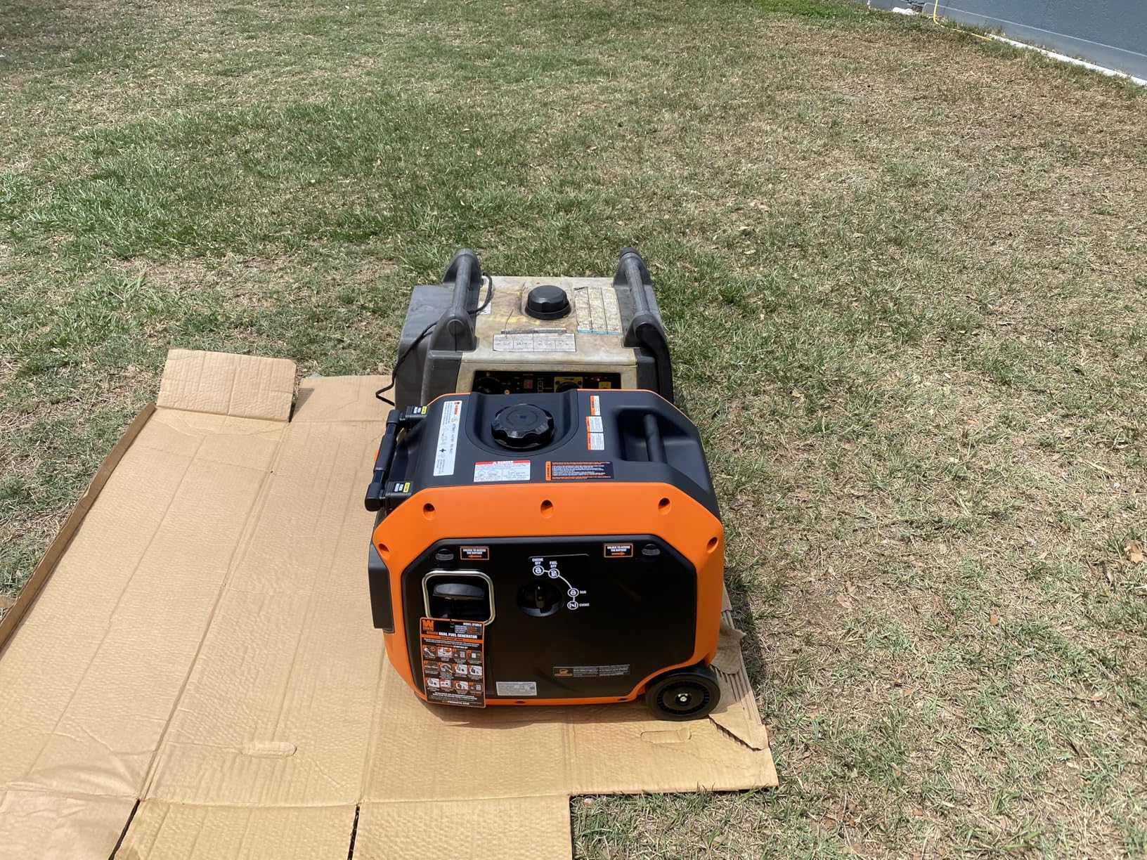 WEN 6800-Watt Dual Fuel RV-Ready Electric Start Portable Inverter Generator with Fuel Shut Off and CO Watchdog for Electric Vehicle Backup (DF680iX) customer photo 2
