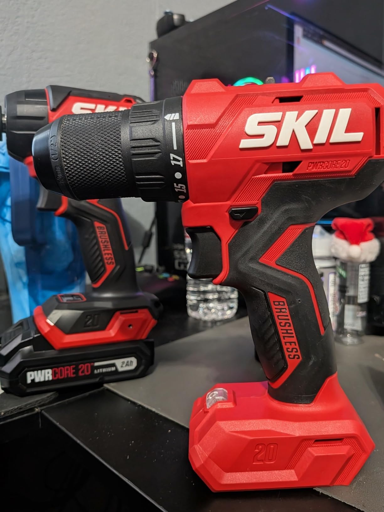 PWRCORE 20V Brushless 2-Tool Drill Driver and Impact Driver Combo Kit Including 2.0Ah Battery and Charger- CB8002B-10 customer photo 1