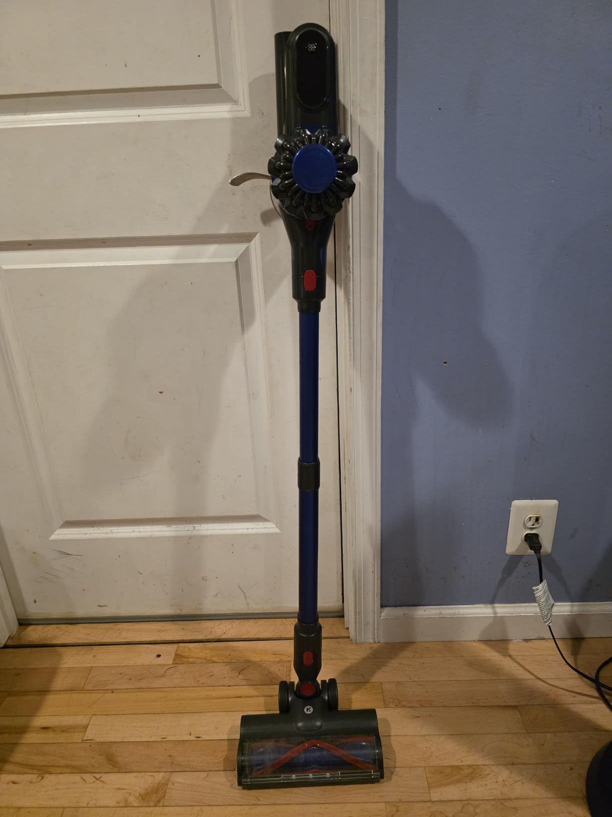 KARDV Cordless Vacuum Cleaner, 500W/40Kpa Vacuum Cleaners for Home, 60Mins Stick Vacuum with LED Display, Anti-Tangle & Wall Mount Charging, 8 in 1 Lightweight Vacuum for Hard Floors Carpet Pet Hair customer photo 1