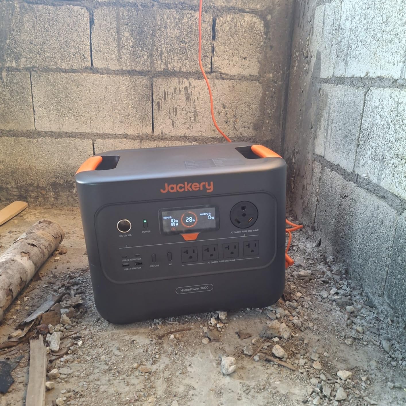 Geneverse HomePower 3000 Portable Power Station with 2X 200W Solar Panels, 3600W Output, 3072Wh LFP Battery Solar Generator, Essential Backup for Home Use, Power Outage, RV, Emergencies customer photo 2