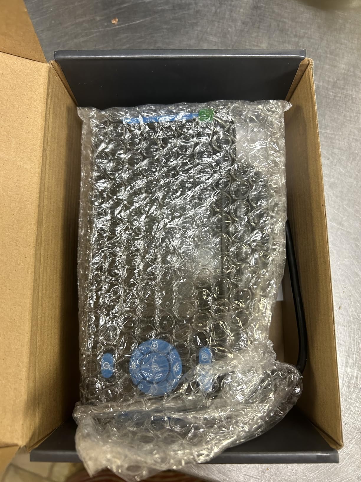 T TAKMLY Endoscope Camera with Light, Dual Lens 1080P Industrial Borescope with 8 LED Lights, 4.3'' Inspection Snake Cameras, 16.4FT Semi-Rigid Cable, IP67 Waterproof (Blue) customer photo 2