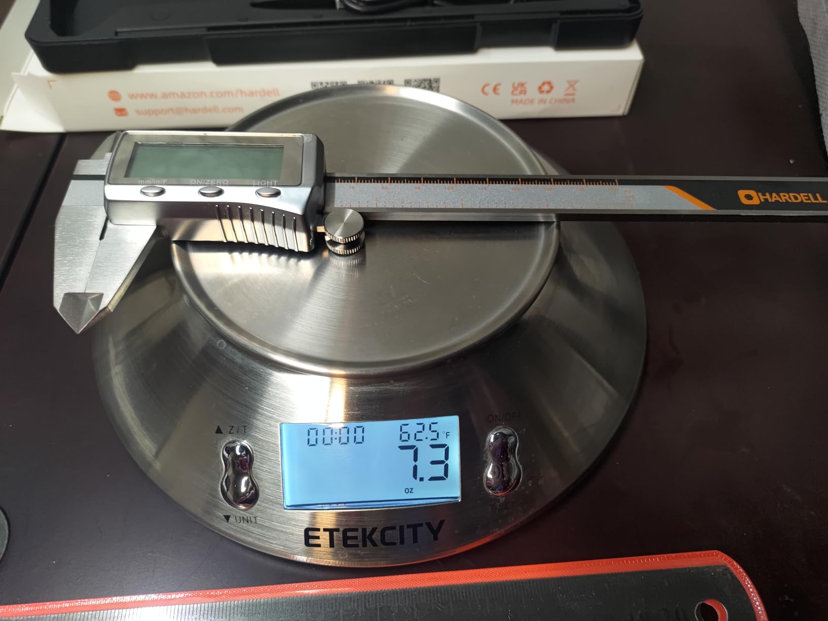 HARDELL Digital Caliper, Rechargeable with Backlight LCD Screen, All Metal Calipers, Auto-Off Digital Micrometer customer photo 2