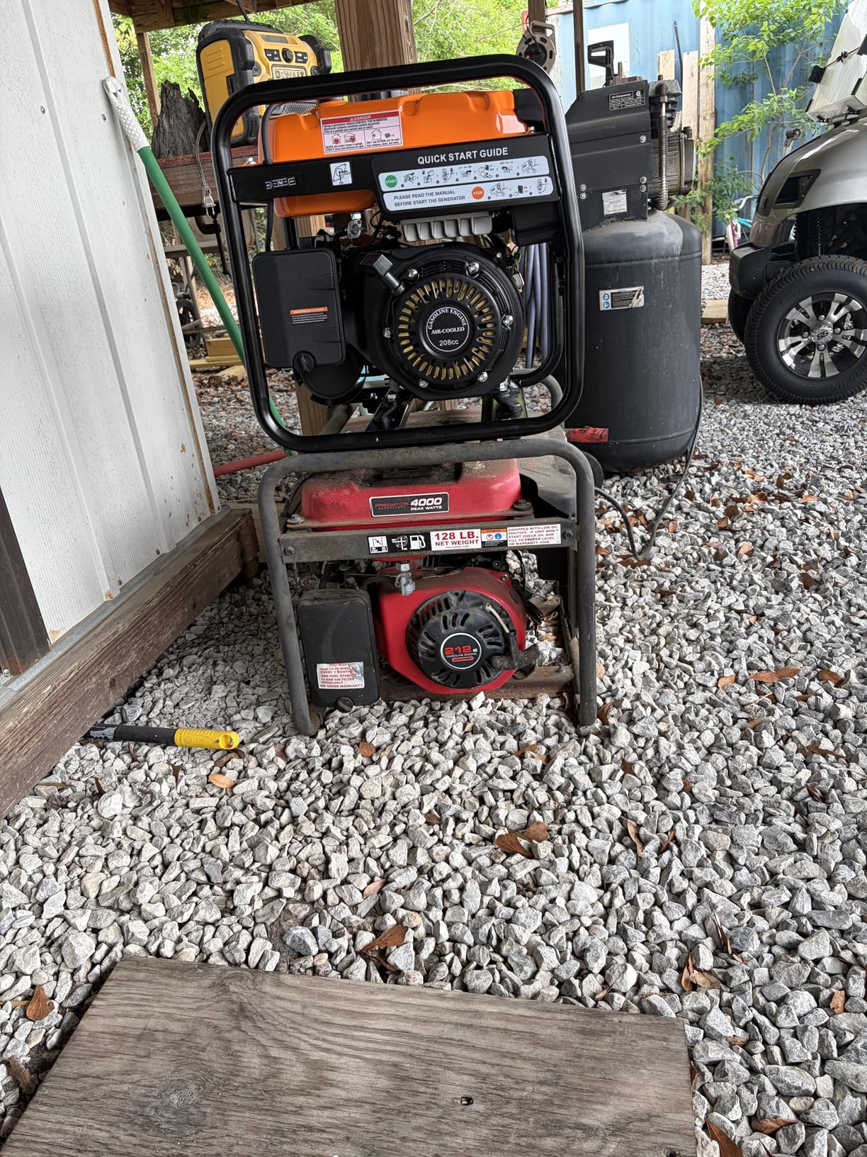 Oxseryn Power Equipment 4400 Watts Inverter Generator Gas Powered, Portable Open Frame Generator, Low Noise with ECO Mode, RV Ready, Emergency Home Backup customer photo 2