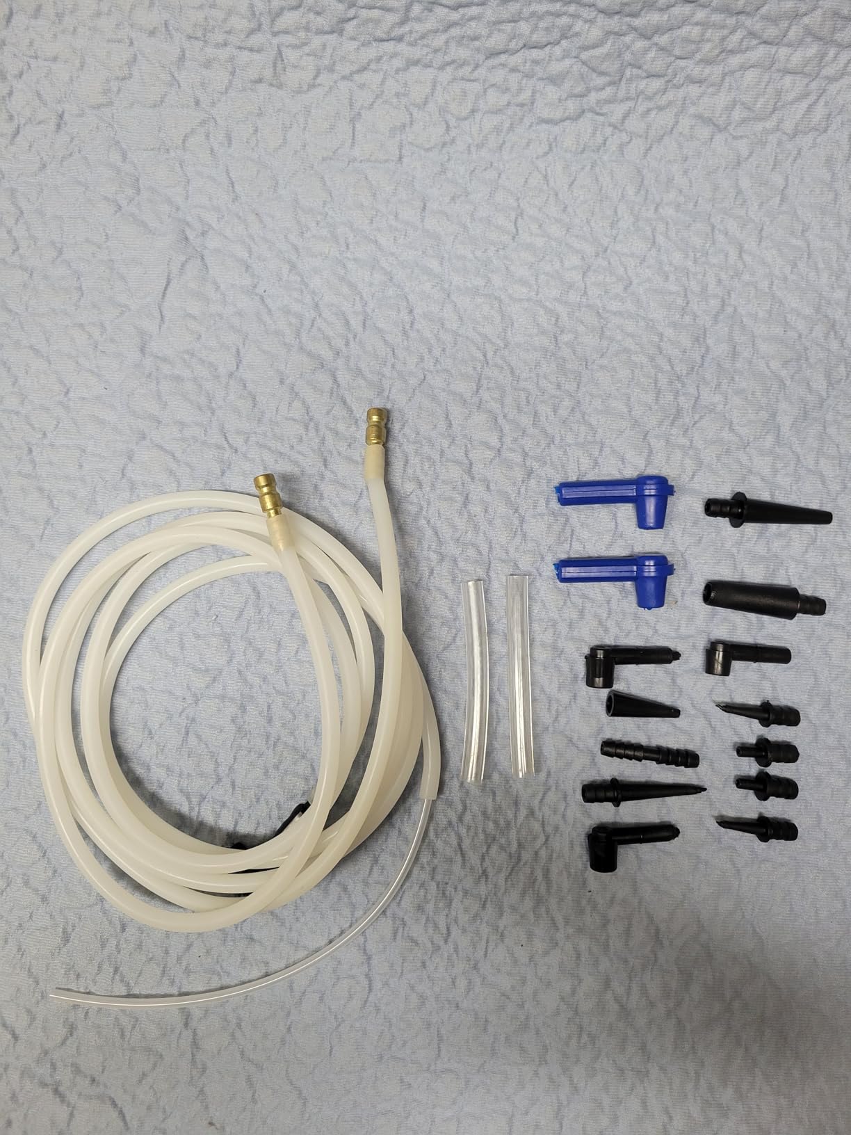 Luney Brake Bleeder Kit, Pneumatic Brake Fluid Bleeder Kit, One Person Operation Vacuum Brake Bleeder & Clutch Bleeding Kit with 1L Refilling Bottle & 16 Adapters for Automotive Brake System customer photo 1