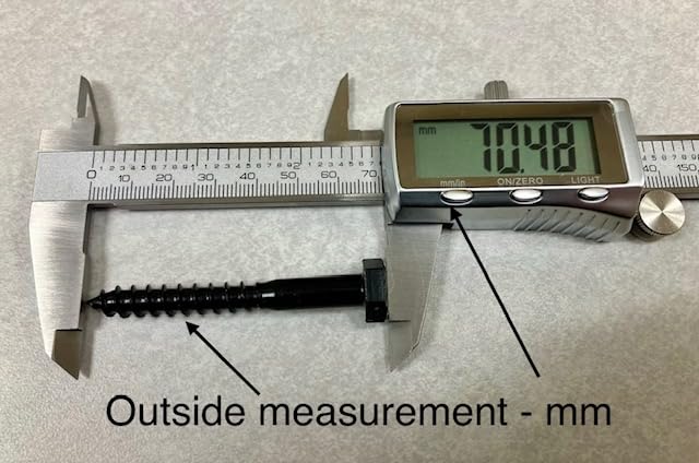 SMART JERRY Rechargeable Digital Caliper 6 Inch, 3-4 Month Runtime on a Single Charge, High Accuracy Vernier Caliper with LCD Screen & Backlight customer photo 2