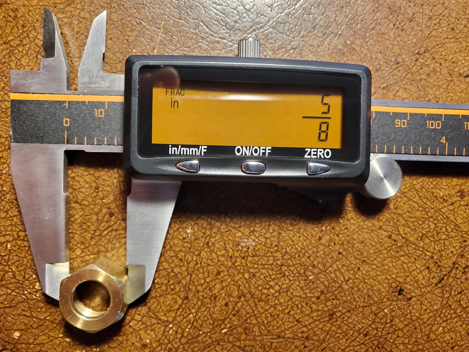 HARDELL Digital Caliper, Rechargeable Caliper Measuring Tool with Large Orange Screen, Stainless Steel Digital Micrometer with Auto-Off Feature customer photo 2