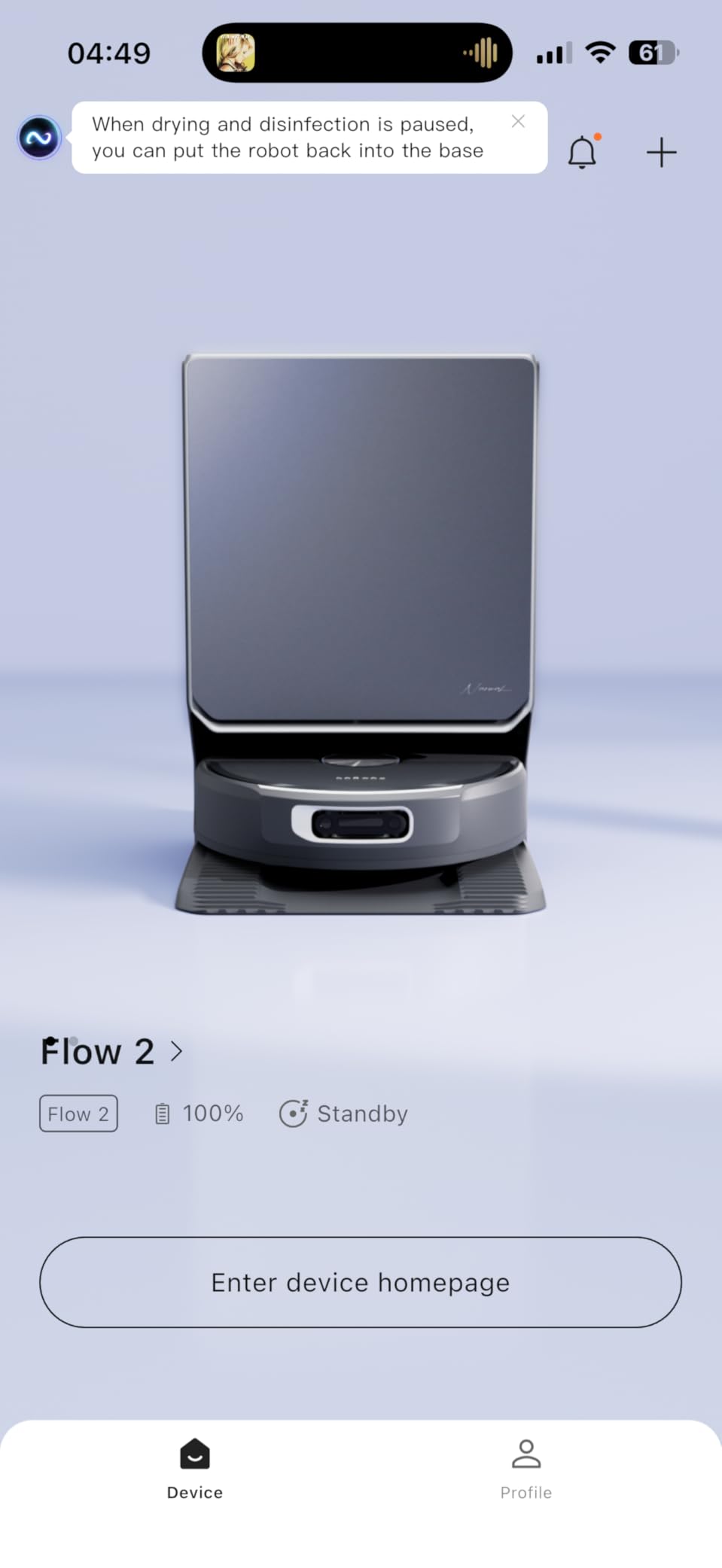 NARWAL Flow 2 Robot Vacuum and Mop Combo, 31,000Pa Suction, FlowWash Self-Cleaning Mop, AI Object Recognition, Self-Emptying & Refilling, 212F Hot Water Mop Washing & Drying, Tangle-Free Design customer photo 2