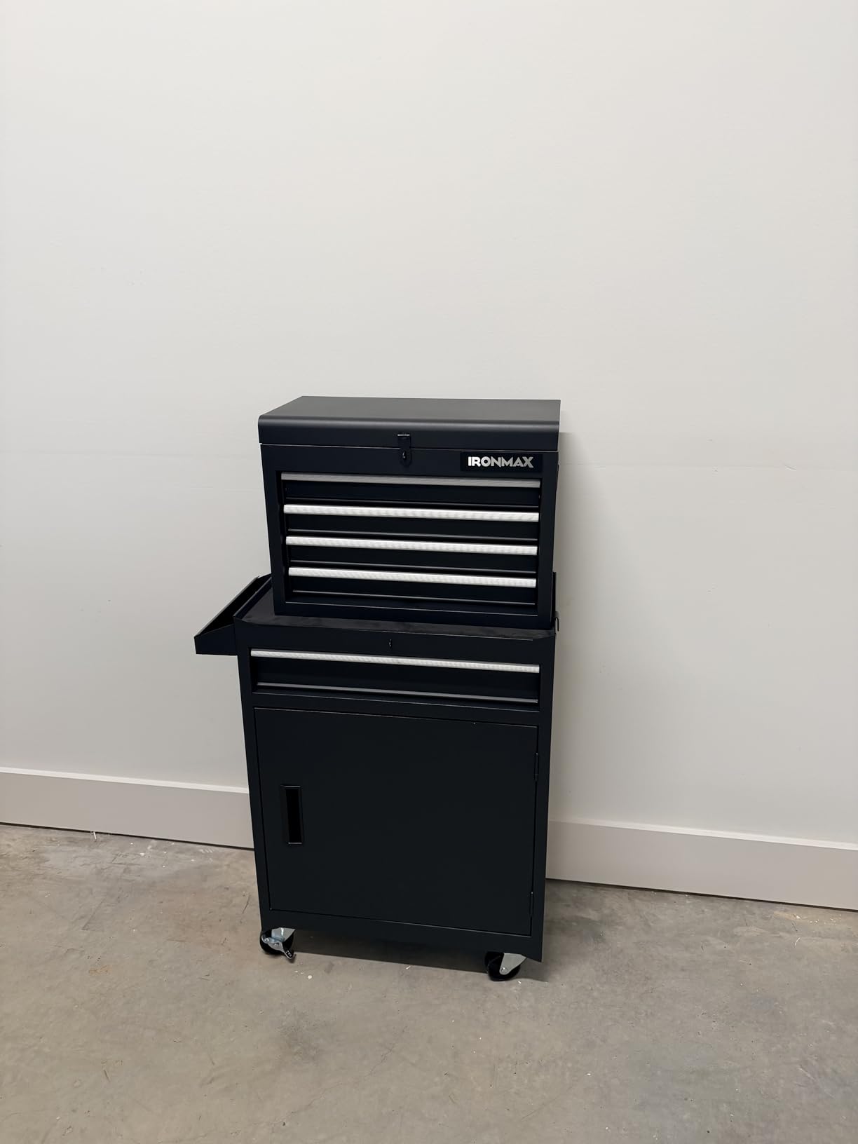 Goplus 6 Drawers Tool Chest, 2-in-1 Rolling Tool Box with Universal Lockable Wheels, Protective Liner, Detachable customer photo 1
