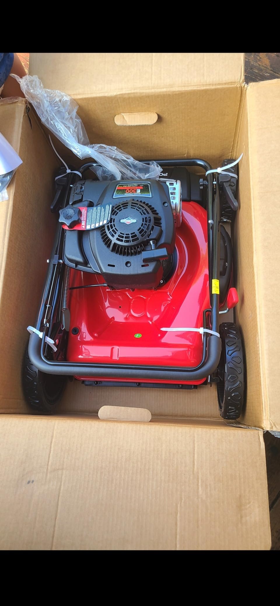 PowerSmart 21-Inch 3-in-1 Gas Self-Propelled Lawn Mower, 170CC OHV Engine, Bagging/Mulching/Rear Discharging, 6 Cutting Heights, Durable Steel Deck, Rear-Wheel Drive customer photo 1