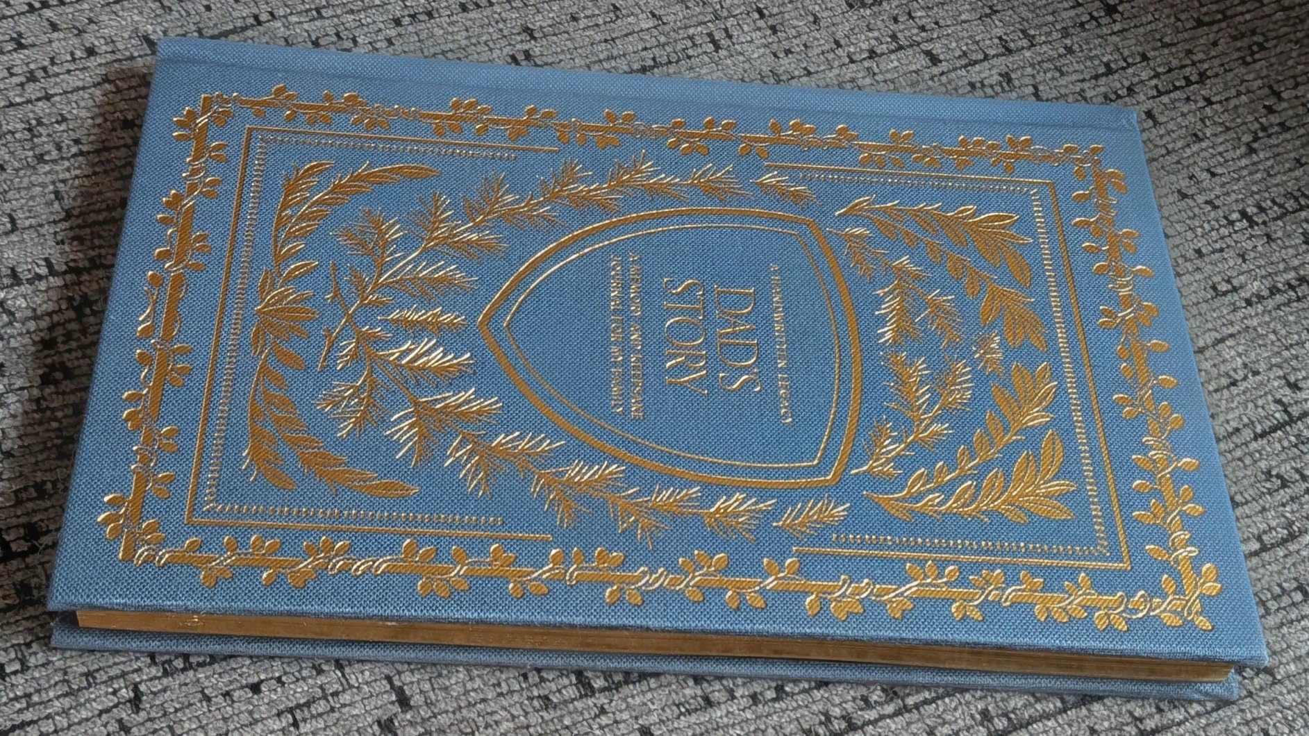 Dad's Story Journal (Linen Hardcover): A Memory and Keepsake Journal for My Family (Heirloom Story Books and Guided Journals) customer photo 1