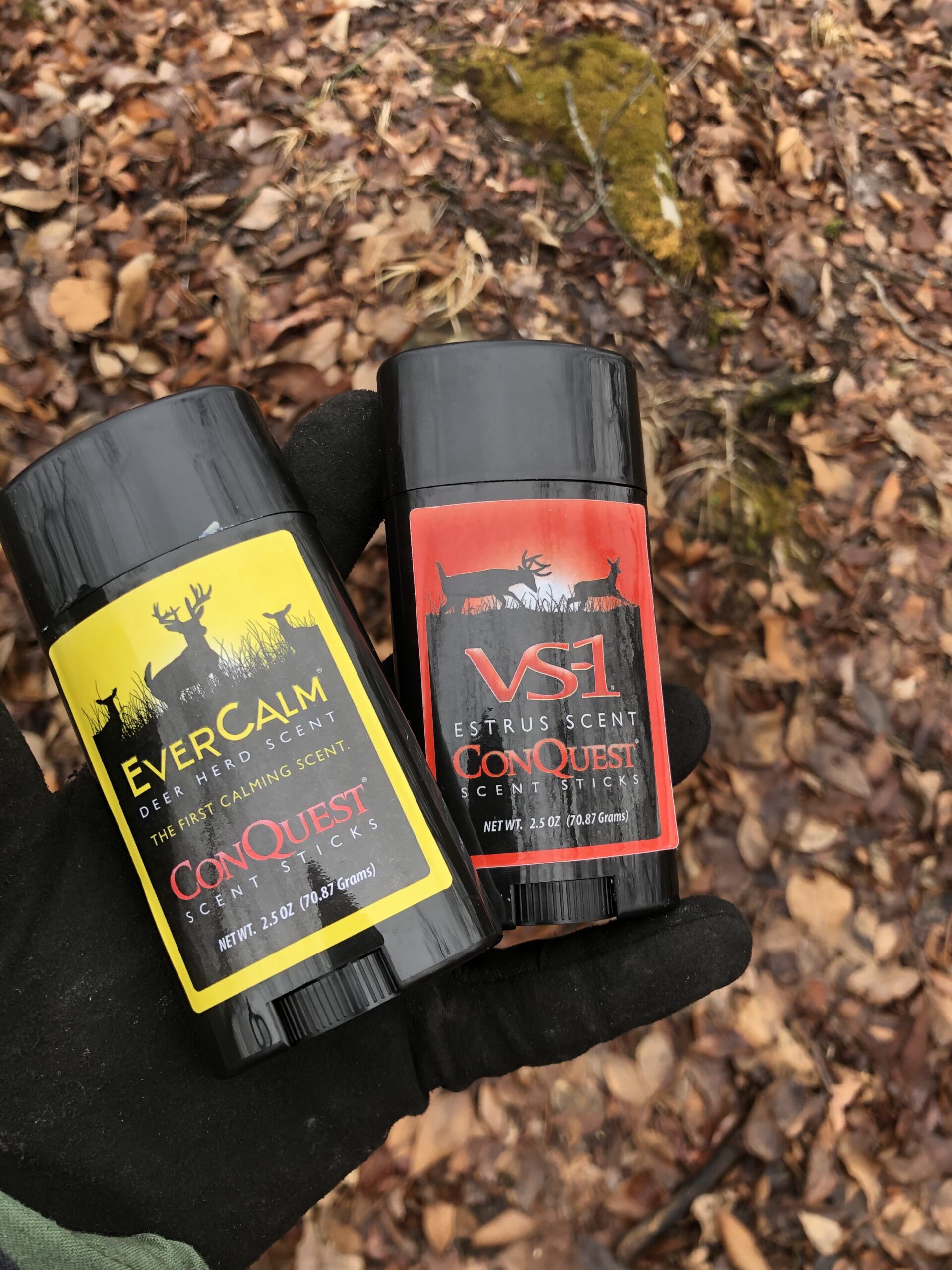 ConQuest Scents Hunter's Package - Vs-1 & EverCalm Deer Herd Scent Stick, Deer Attractant & Calming Scent, All-Season Hunting Wax Sticks, 2.5 oz customer photo 2