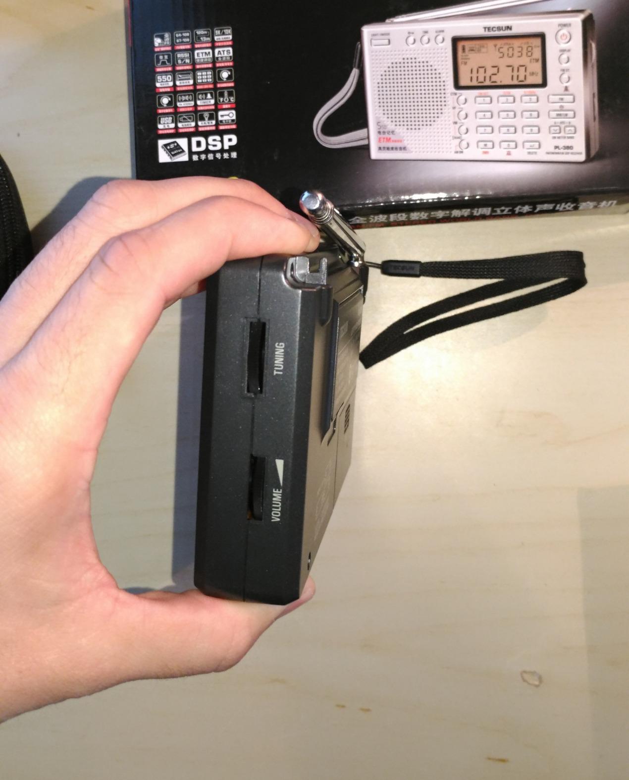 Tecsun PL-380 DSP FM Stereo MW SW LW World Band PLL Radio Receiver, LCD Display, ETM Function Added customer photo 1