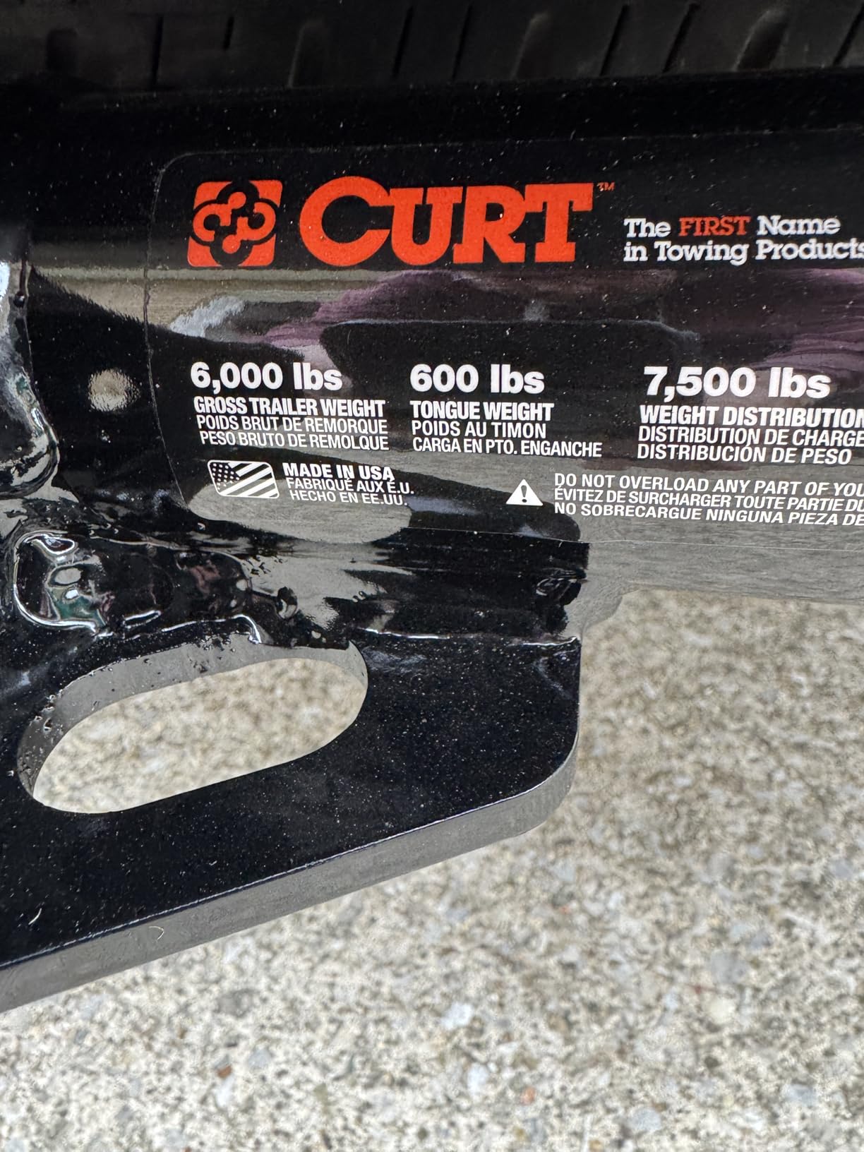 CURT 13182 Class 3 Trailer Hitch, 2