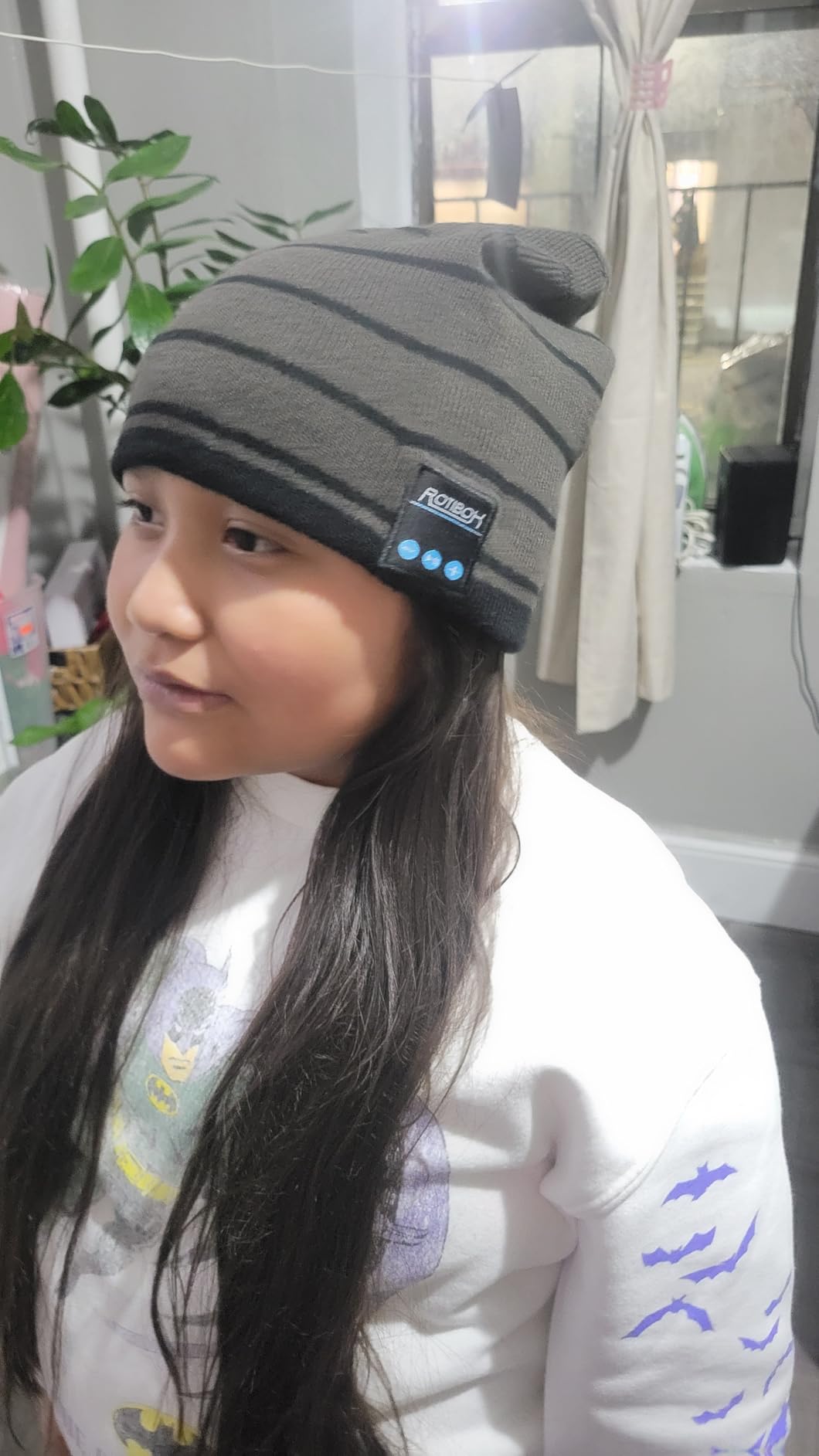 ROTIBOX Bluetooth Beanie Hat Wireless Headphone for Outdoor Sports Xmas Gifts Stocking Stuffers customer photo 1