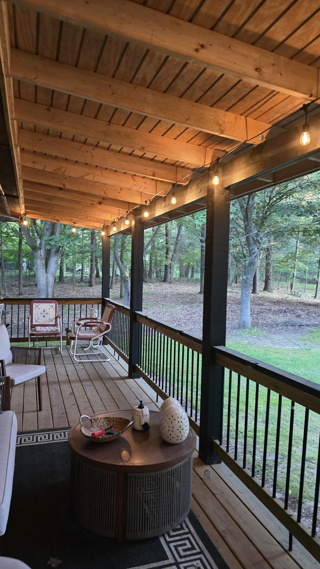 Brightech Ambience Pro - Waterproof LED Outdoor String Lights - Hanging, Dimmable 2W Vintage Edison Bulbs - 48 Ft Commercial Grade Patio Lights Create Cafe Ambience In Your Backyard customer photo 2
