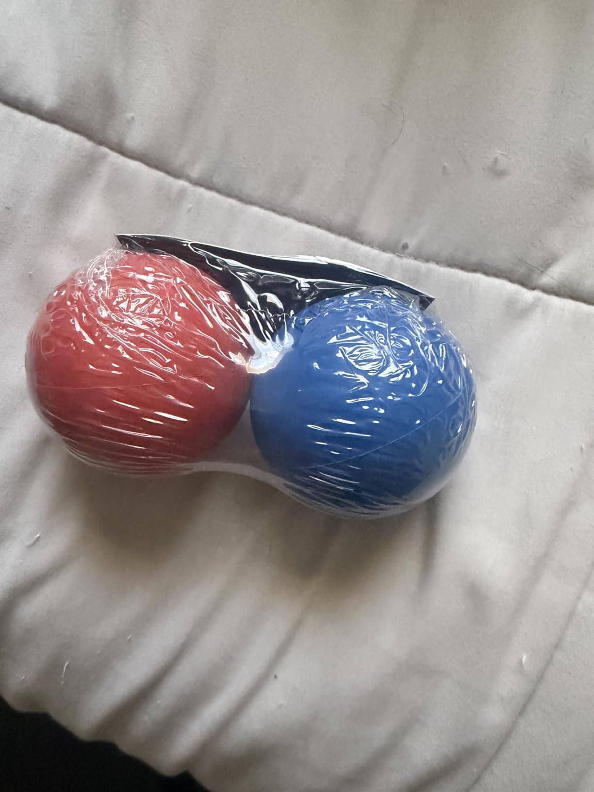 Massage Lacrosse Balls for Myofascial Release, Trigger Point Therapy, Muscle Knots, and Yoga Therapy. Set of 2 Firm Balls customer photo 1
