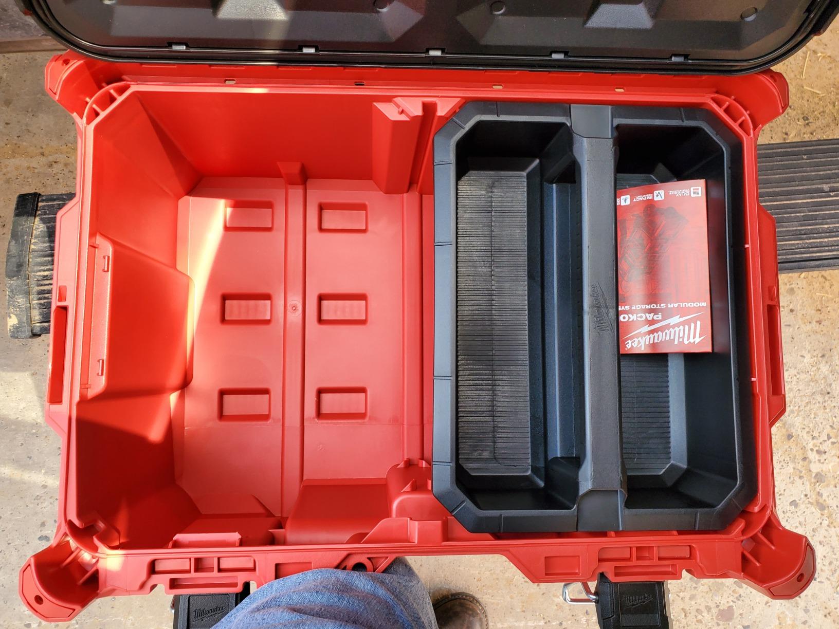 Milwaukee Electric Tool 48-22-8425 Packout, Large Tool Box, Red customer photo 2