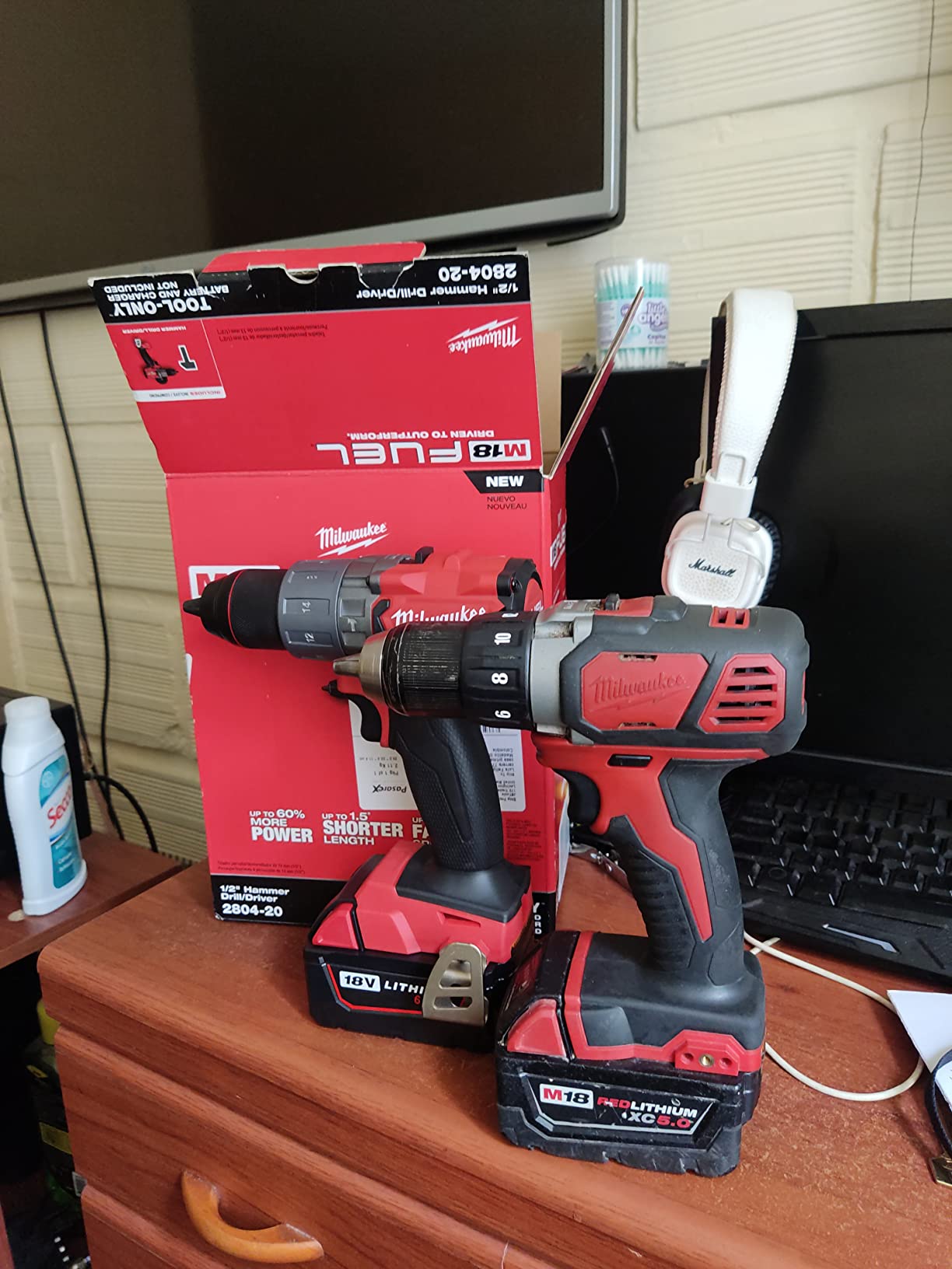 Milwaukee 2804-20 M18 FUEL 1/2 in. Hammer Drill (Tool Only) Tool-Peak Torque = 1,200 customer photo 2