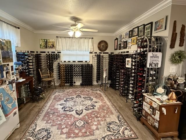 Sorbus Wine Rack Freestanding Floor - Wine Bottle Holder Holds 75 Bottles of Wine - 75 Bottle Capacity Wine Storage for Any Bar, Wine Cellar, Kitchen, Dining Room (New Improved Design) customer photo 1