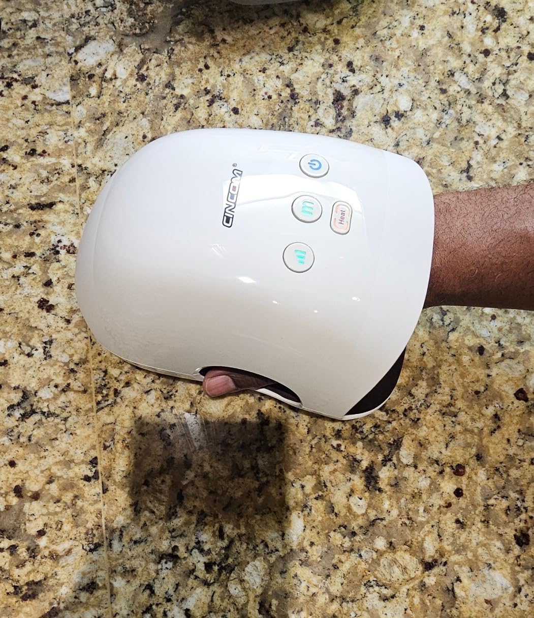 CINCOM Hand Massager with Heat & Compression, Cordless Rechargeable Hand Massager Relaxing Gifts for Women, Mom, Wife customer photo 2