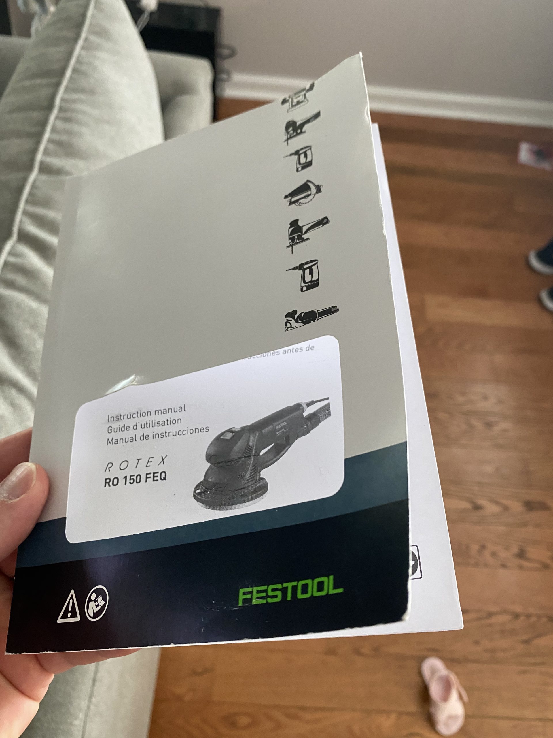 Festool 576028 6-Inch Random Orbital Multi-Mode Sander ROTEX RO 150 FEQ-Plus customer photo 2