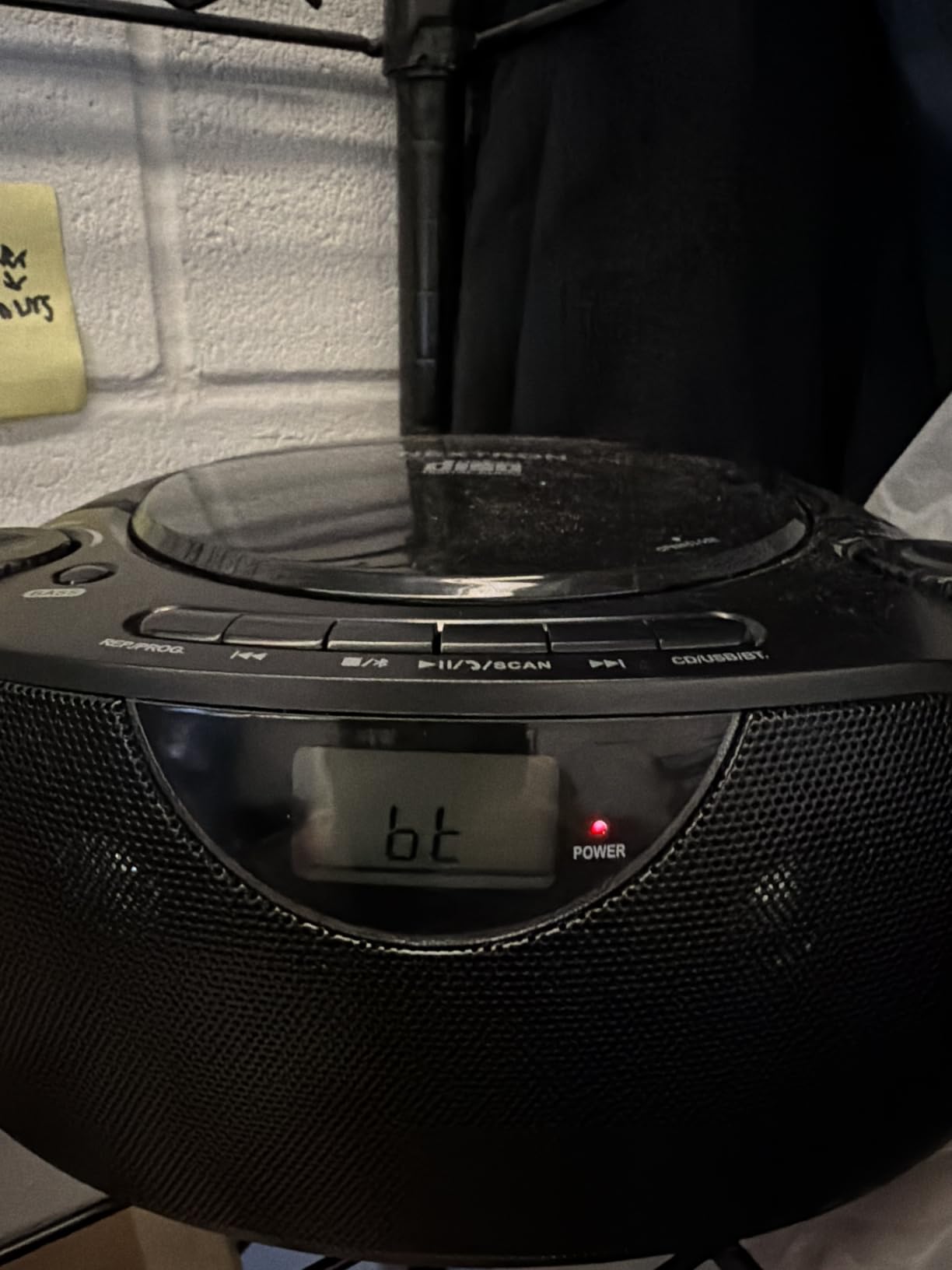Nextron Portable CD Player Bluetooth Boombox with AM/FM Radio, USB, AUX-in, Headphone Jack, CD-R/RW & MP3-CD Compatible, Stereo Sound with Bass Boost, AC/Battery Operated - Black customer photo 2