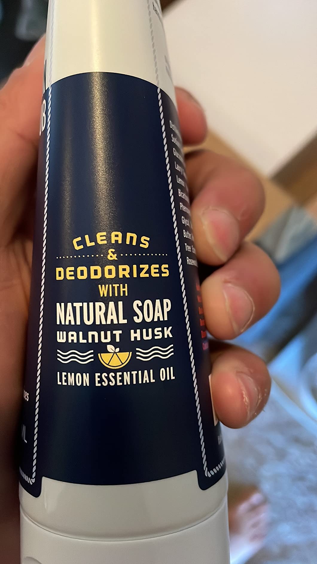 MacKenzie's Fisherman Hand Scrub - Father's Day - Gifts for Men - Gifts for Fisherman - Gifts for Cooks - Gifts for Gardeners - Hand Cleanser - Hand Deodorizer - Proudly Made in the USA - 6 oz | Gifts for Fishermen, Gifts for Cooks, Gifts for Mechanics, Gifts for Tradesmen, Gifts for Gardeners, Proudly Made in the USA customer photo 1