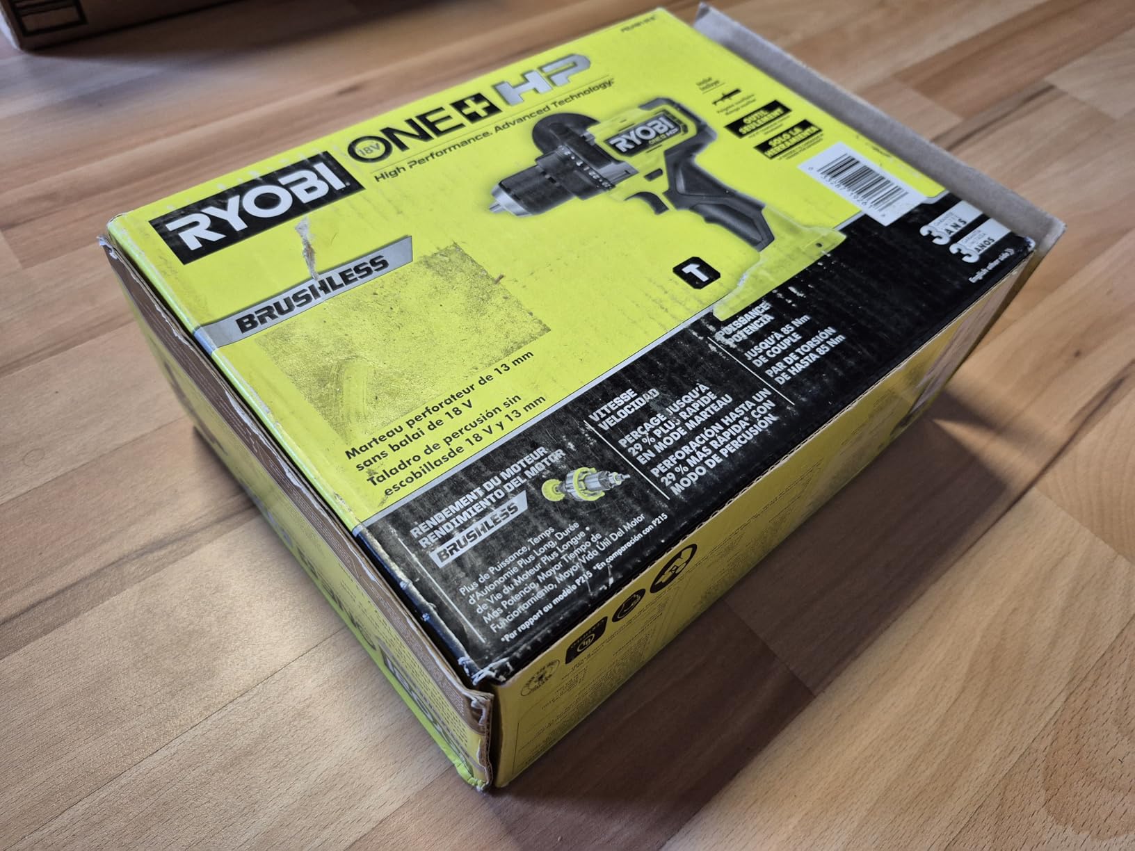 RYOBI ONE+ HP 18V Brushless Cordless 1/2 in. Hammer Drill/Driver PBLHM101B (Tool Only) customer photo 2