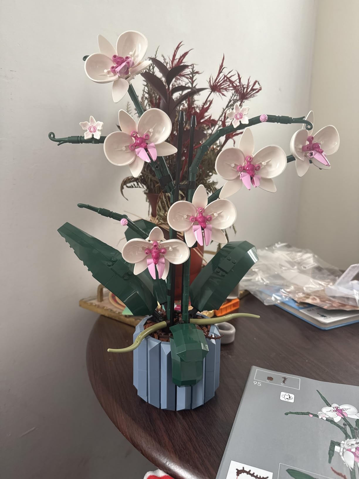 LEGO Botanicals Orchid - Artificial, Fake Indoor Flowers Building Set for Home, Kitchen, Desk Decoration, Adults Ages 18+ - Gift for Birthdays - 10311 customer photo 2
