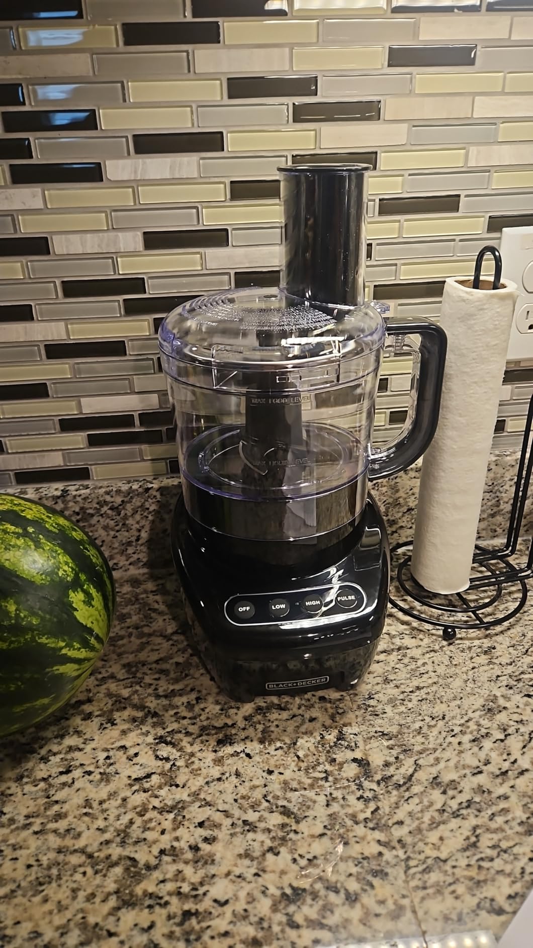 Cuisinart 3-in-1 Easy Assembly 8-Cup Food Processor, Stainless Steel S-Blade, Black customer photo 1