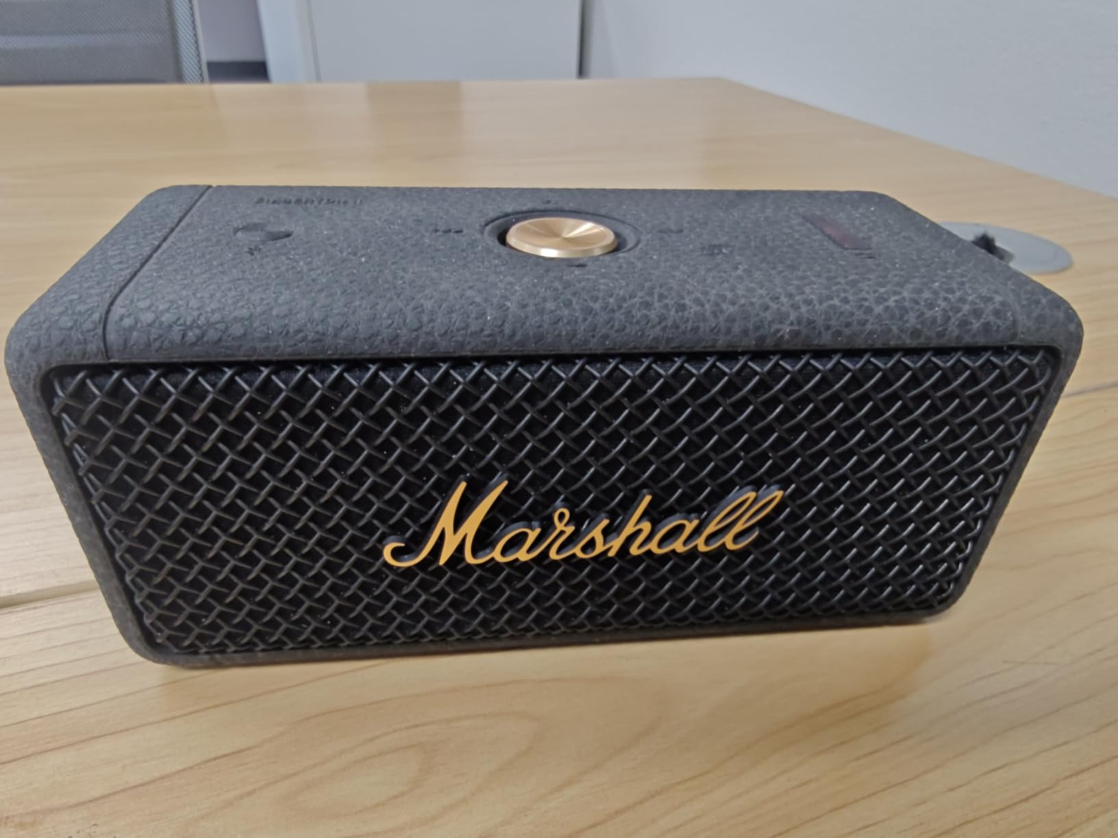 Marshall Emberton II Portable Bluetooth Speaker, Black & Brass customer photo 2