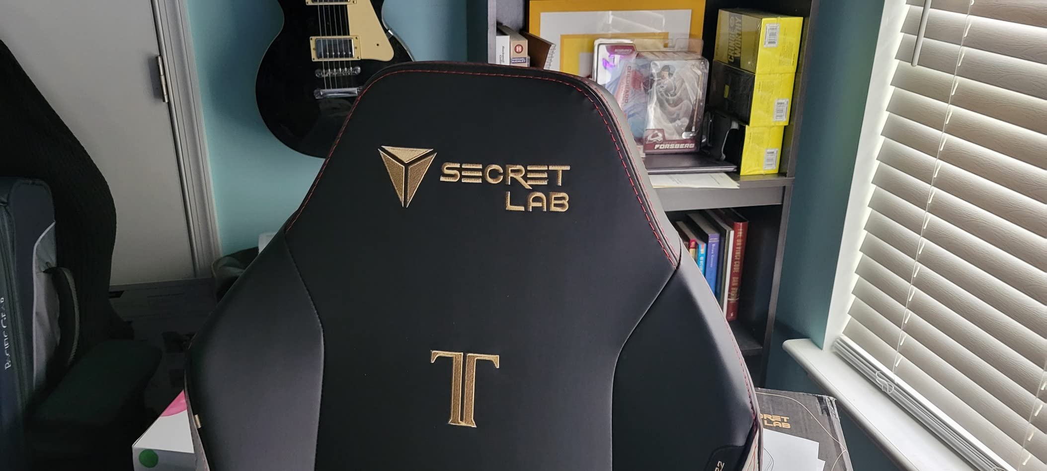 Secretlab Titan Evo Black Gaming Chair - Reclining, Ergonomic & Comfortable Computer Chair with 4D Armrests, Magnetic Head Pillow & 4-Way Lumbar Support - Black - Leatherette (Regular) customer photo 2