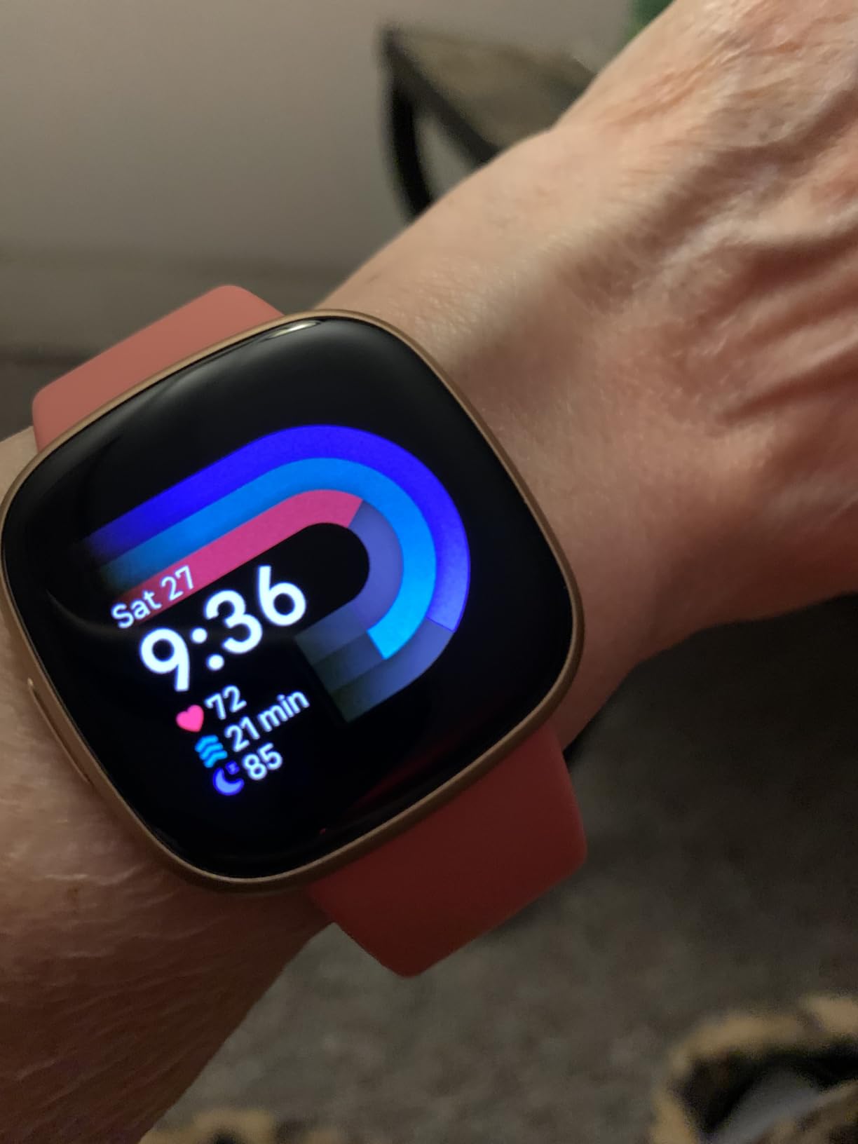 Fitbit Versa 4 Fitness Smartwatch with Daily Readiness - 3-Month Google Health Premium Membership Included - GPS, 24/7 Heart Rate, 40+ Exercise Modes, Sleep Tracking - Black/Graphite customer photo 1