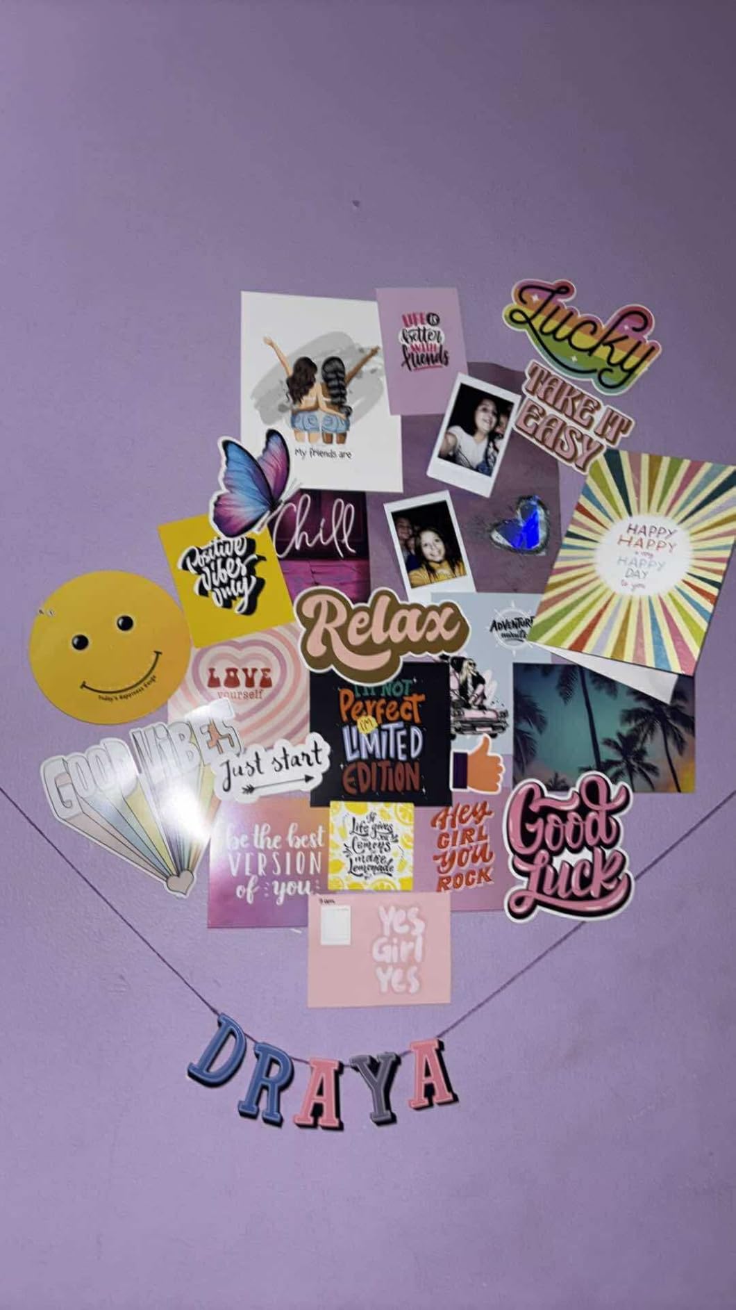 Pretty Me Wall Collage Kit for Teen & Tween Girls - Arts Craft Easter Gift Ideas for Age 11, 12, 13, 14, 15, 16 Year Old Girl - Birthday Gifts for Teenage Bedroom Decor - Teens Creative Crafts Kits customer photo 2