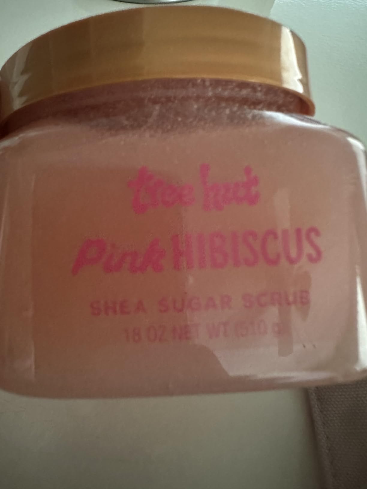 Tree Hut Pink Hibiscus Body Scrub, Exfoliating & Hydrating Sugar Scrub with Shea Butter & Essential Oils, Smooth Skin, Body Exfoliator For All Skin Types, Self Care Gifts for Women, Vegan, 18 Oz customer photo 1