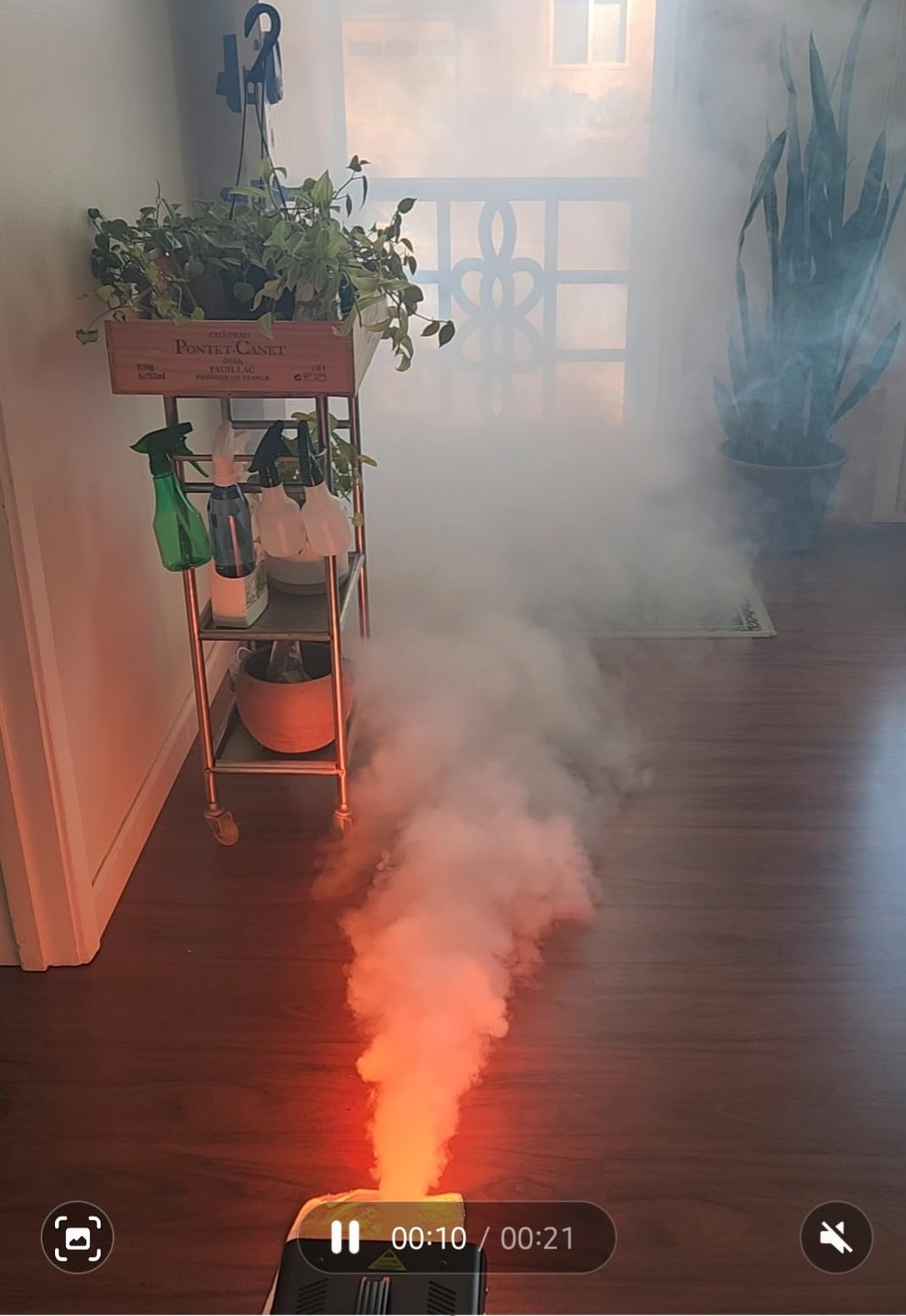 Fog Machine Halloween Outdoor 1200W with 18 LED Lights, Smoke Machine Fog with Remote, Perfect for Party, Stage, Wedding, Indoor customer photo 2