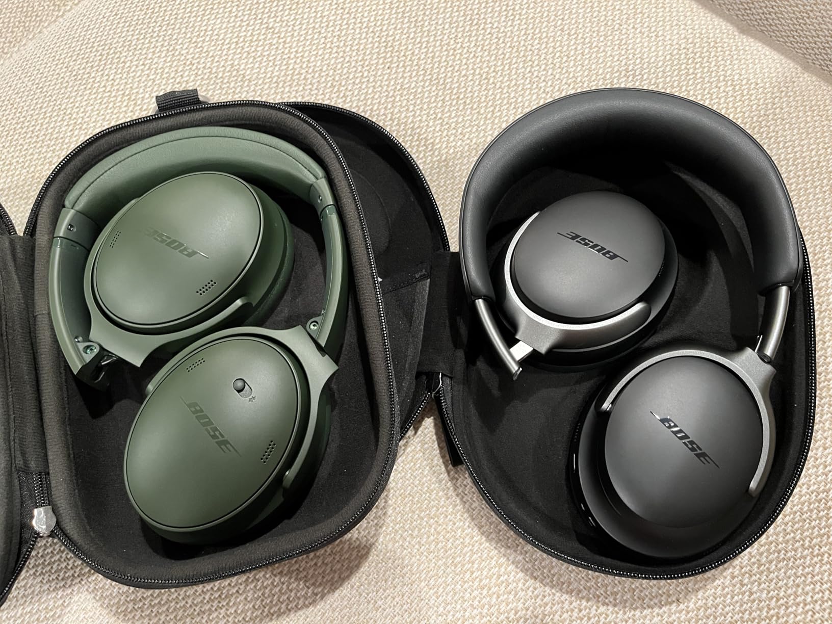 Bose QuietComfort Headphones - Wireless Bluetooth, Active Over Ear Noise Cancelling, USB-C, Deep Bass, Up to 24 Hours Playtime, Black customer photo 1