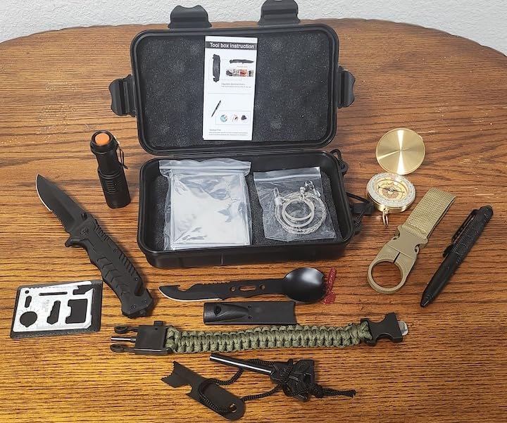 Gifts for Men Him Dad, Survival Kits and Equipment 14 Pcs, Christmas Stocking Stuffers, Anniversary Birthday Gifts for Husband Boyfriend Guy, Camping Essentials, Cool Gadgets for Men customer photo 1