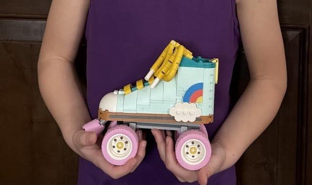 LEGO Creator 3 in 1 Retro Roller Skate Building Kit, Transforms from Roller Skate Toy to Mini Skateboard to Boom Box Radio, Birthday Gift for Skaters, Cool Toy for Boys and Girls Ages 8 and Up, 31148 customer photo 2