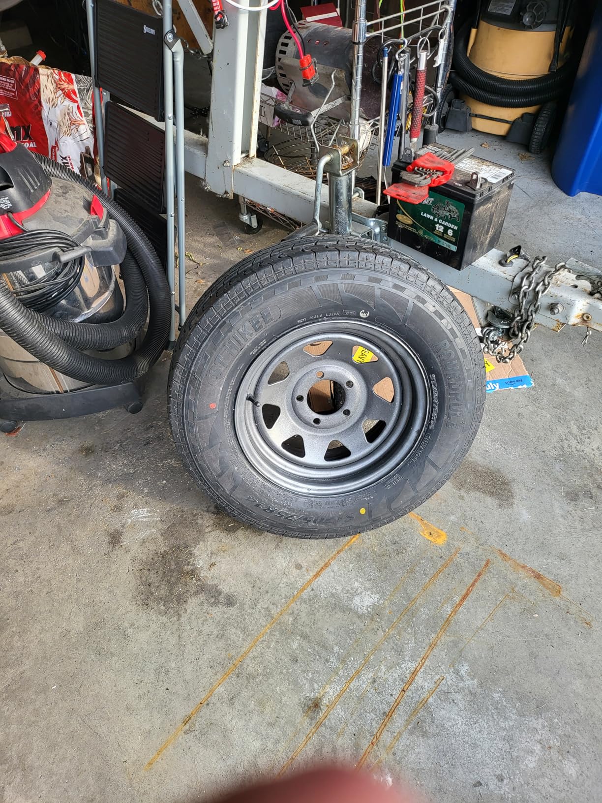 Roundrule ST Hikee Semi Steel Premium Trailer Radial Tire-ST205/75R15 Load Range D 8-Ply BSW Black Side Wall customer photo 1