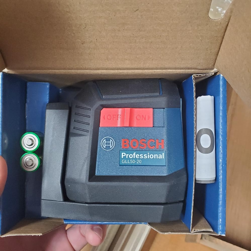 Bosch GLL50-20 50 Ft Self-Leveling Cross-Line Laser with Integrated Magnetic Mount customer photo 1